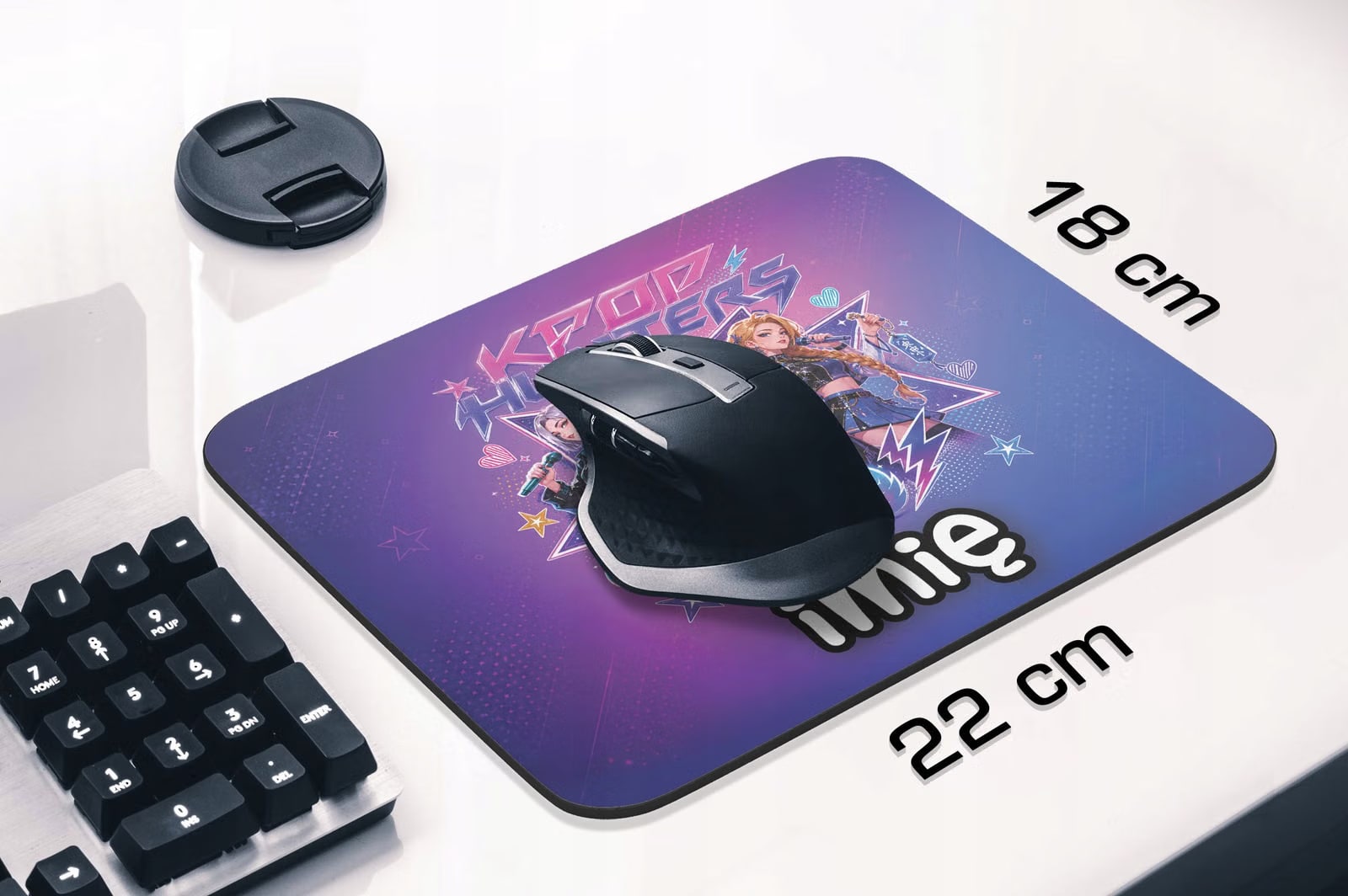 Podkładka pod mysz personalizowana z nadrukiem Łowczynie Kpop dla graczy
