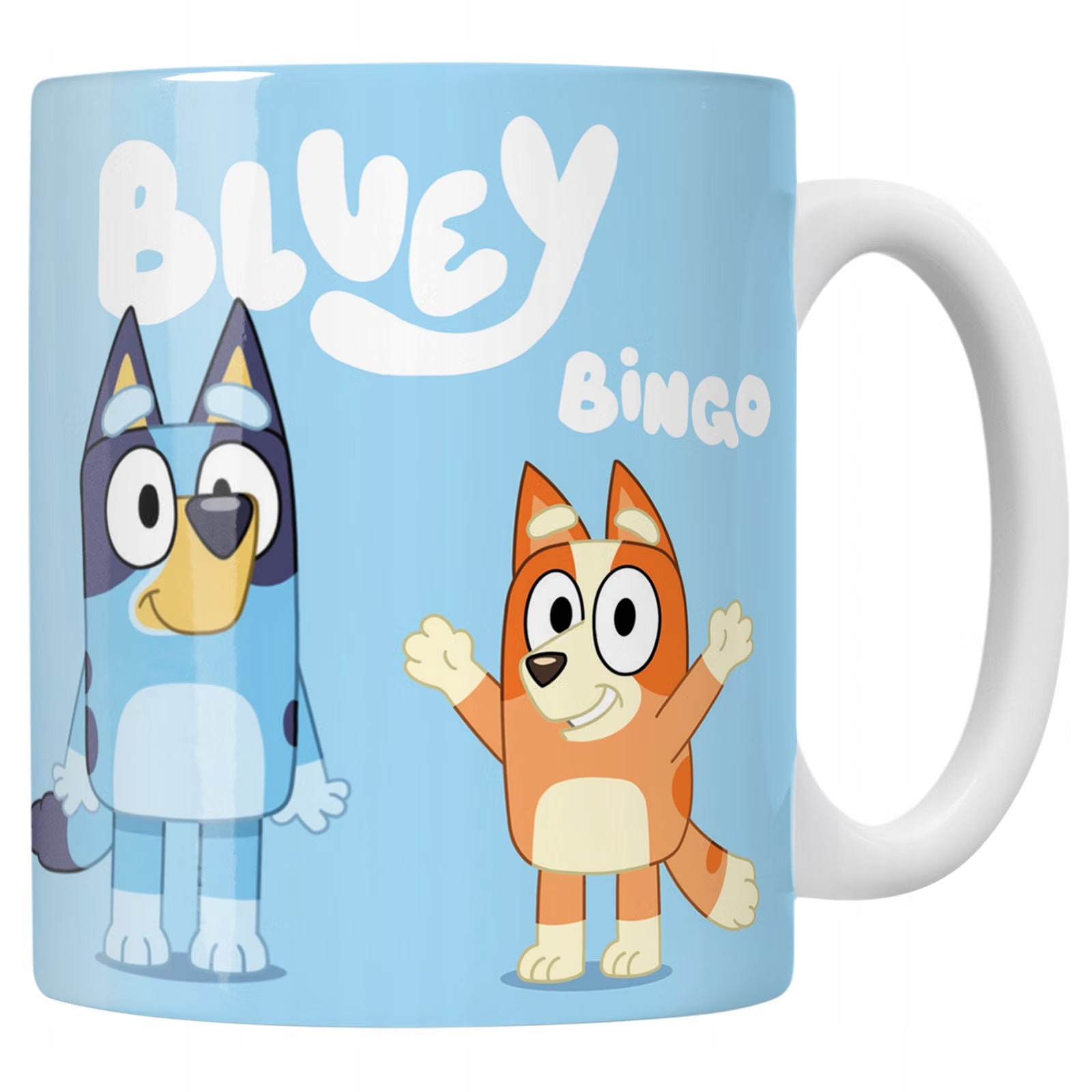 Kubek ceramiczny Bluey Bingo Dla Fana Bajki Dla Dzieci Prezent