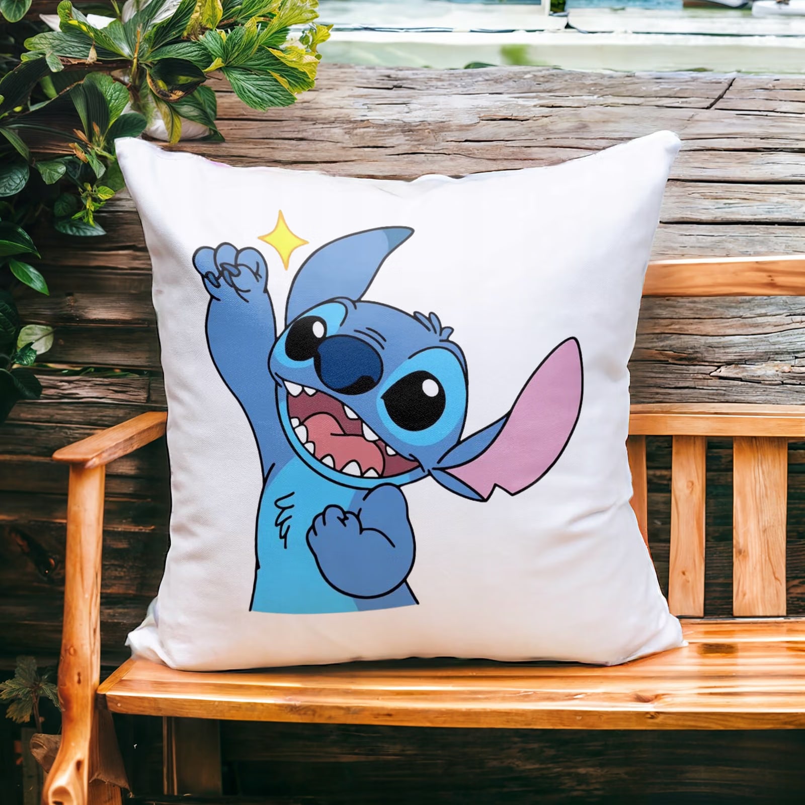 Poduszka 38x38cm Stitch Lilo i Stich Bajka Dla Dzieci Prezent