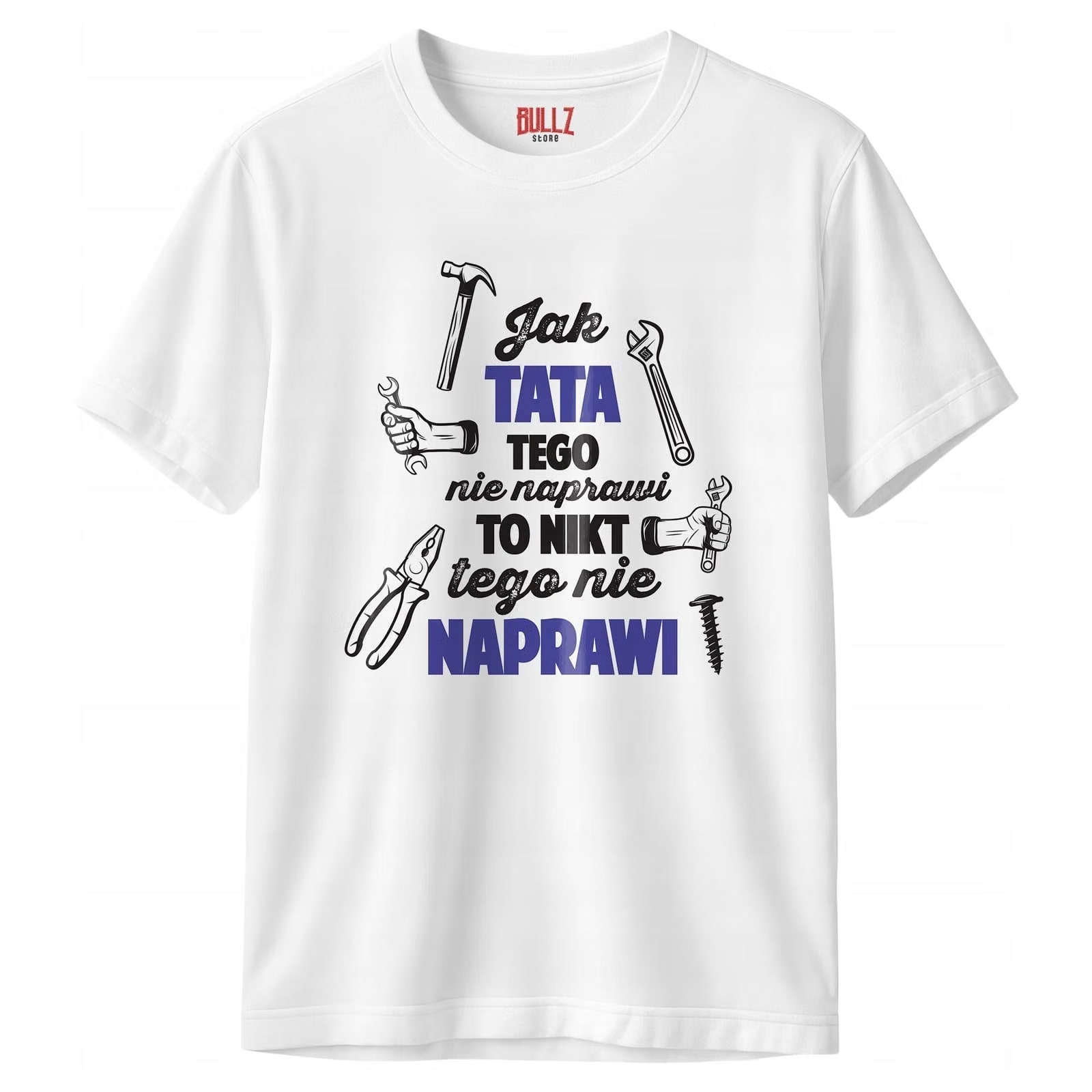 Zestaw Kubek + Koszulka Dzień Ojca Dla Taty Jak Tata Tego Nie Naprawi