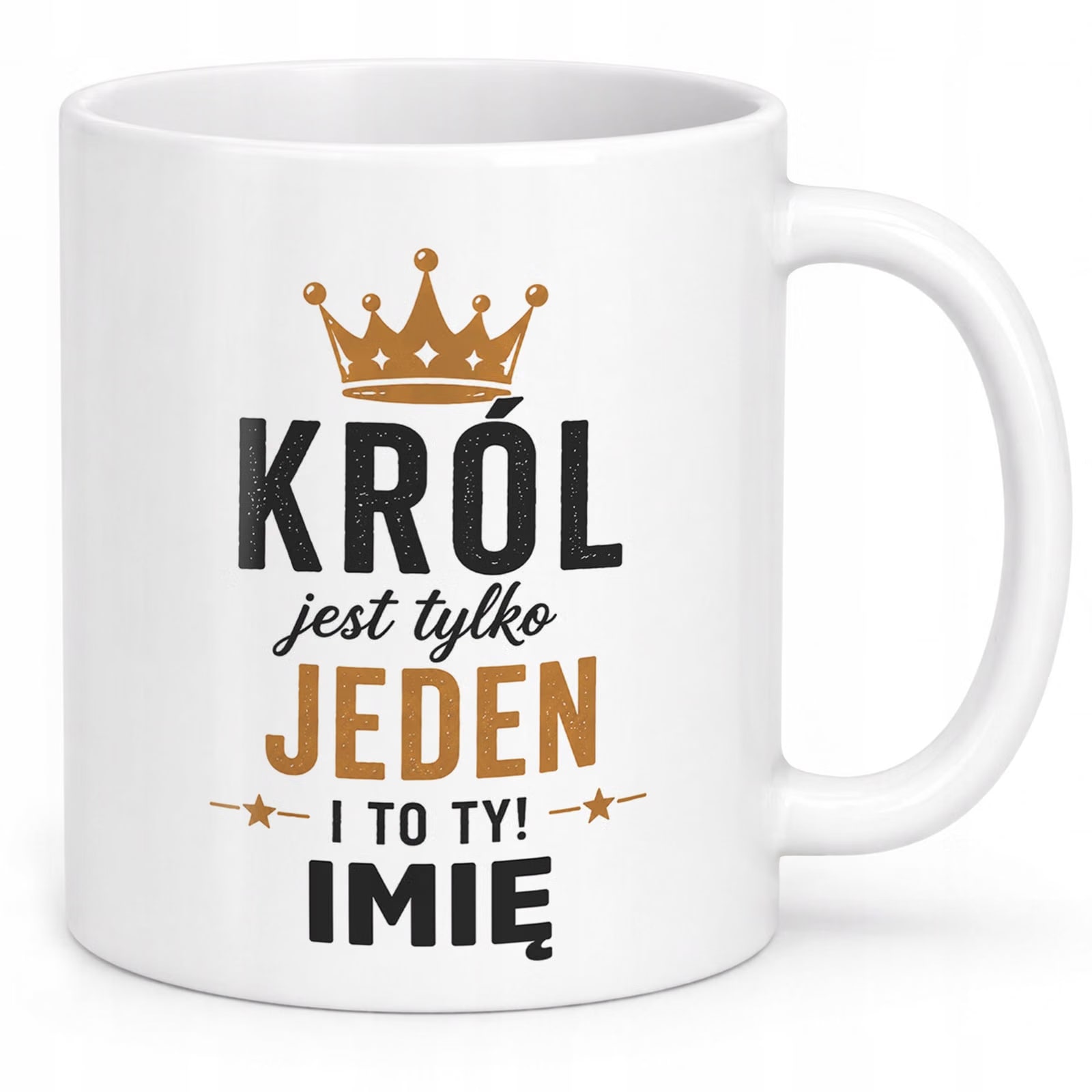 Biały Kubek personalizowany z nadrukiem Dzień Chłopaka Dla Mężczyzny