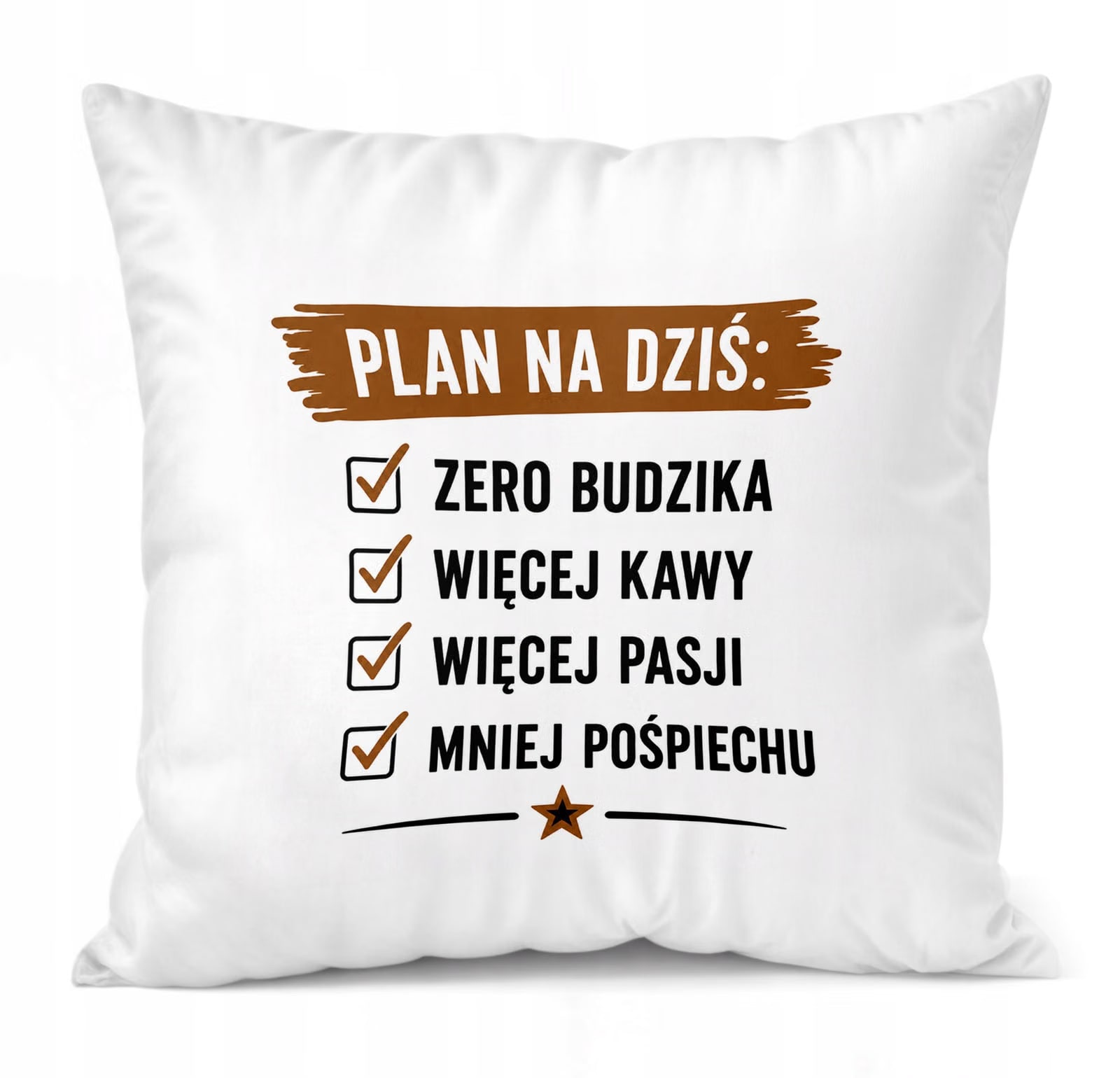 Poduszka Jasiek 38x38cm z Nadrukiem Emerytura Dla Emeryta Upominek Prezent