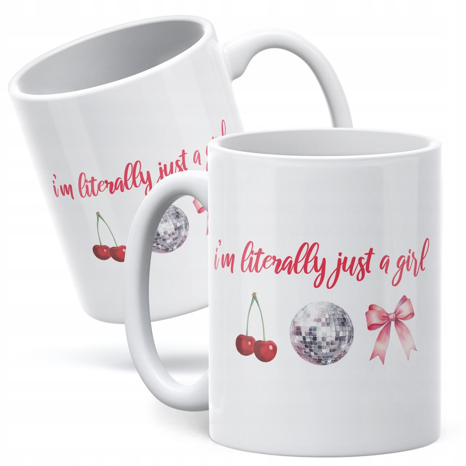 Kubek ceramiczny I’m Just A Girl Dla Dziewczyny Prezent Upominek