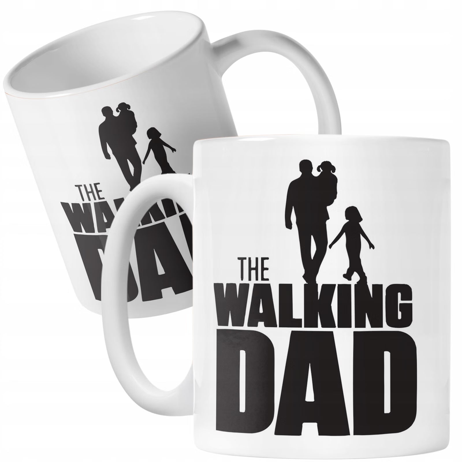 Zestaw Kubek + Koszulka Dzień Ojca Dla Taty The Walking Dad Prezent