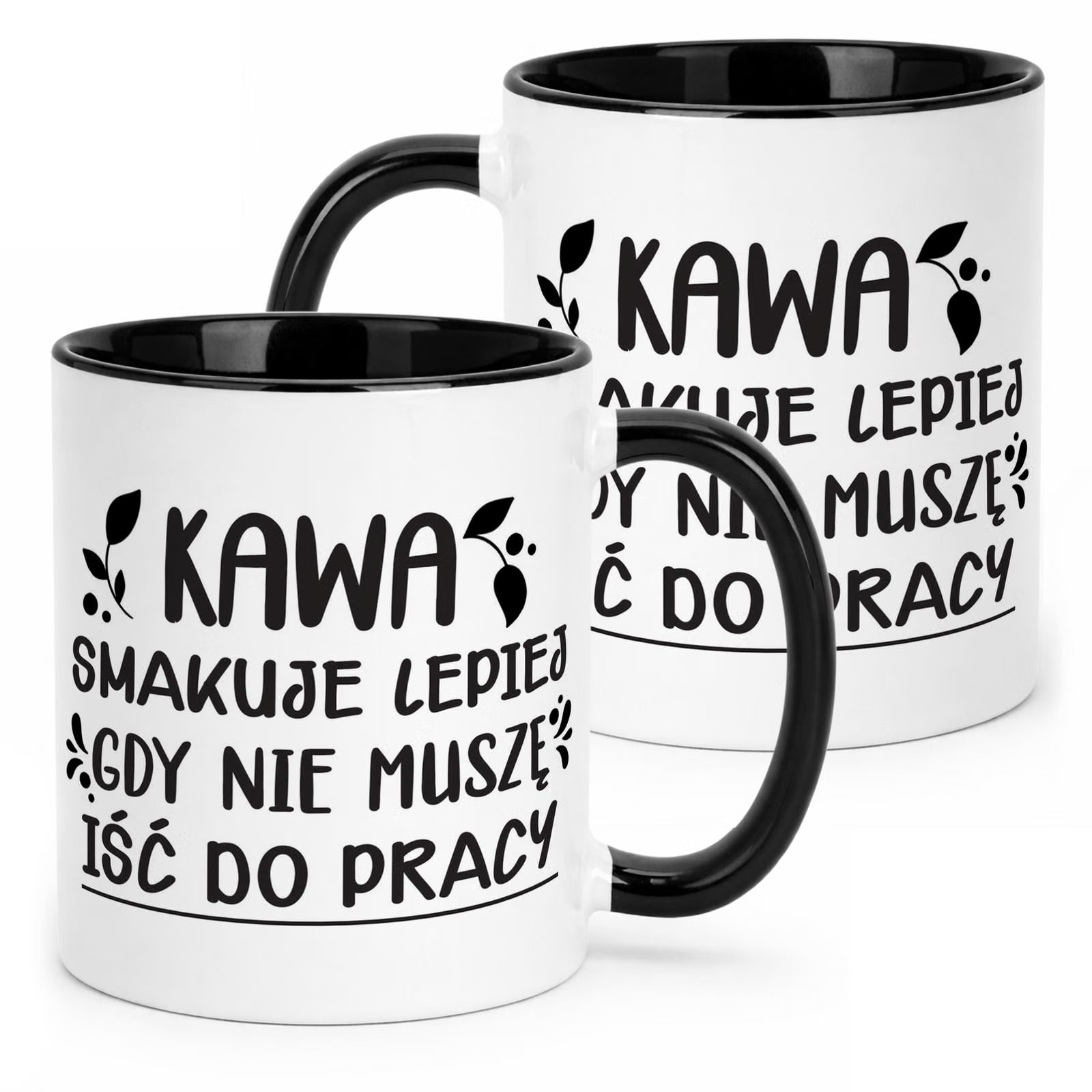 Kubek Czarny z okazji Emerytury Dla Emeryta Emerytki Prezent Upominek