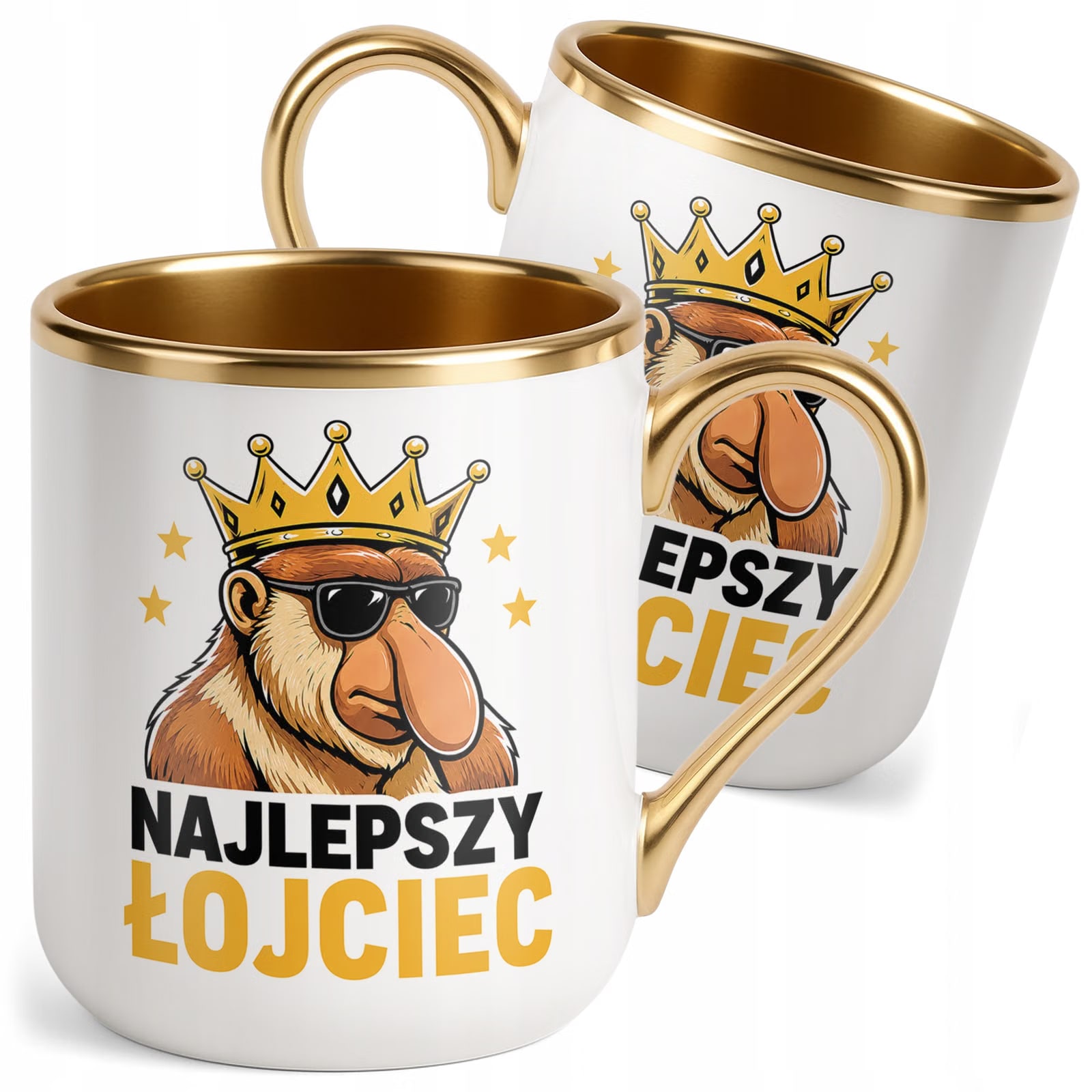 Kubek Premium Złoty Dzień Ojca prezent dla taty miły upominek