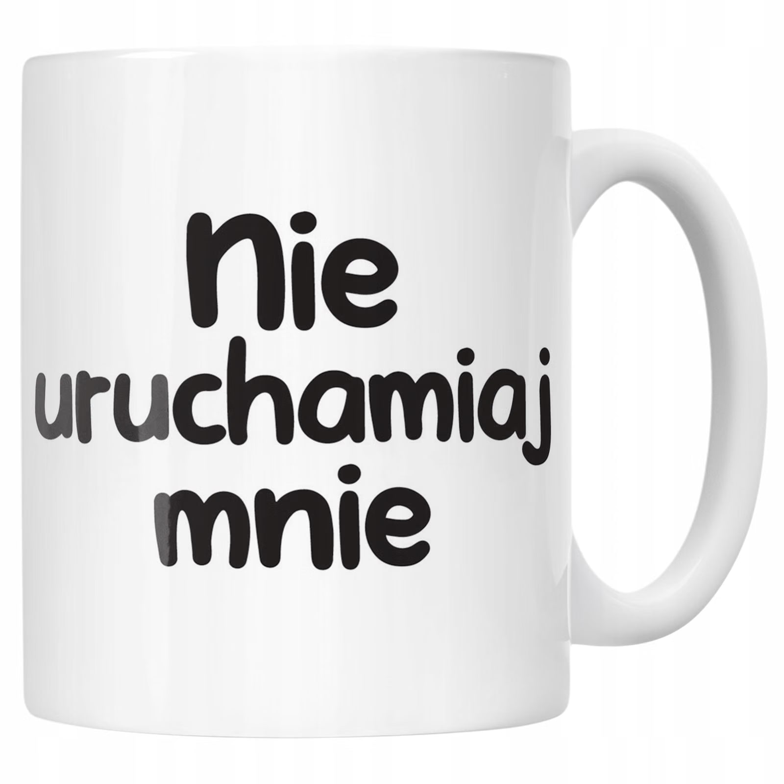 Kubek ceramiczny Nie Uruchamiaj Mnie Śmieszny Zabawny Prezent