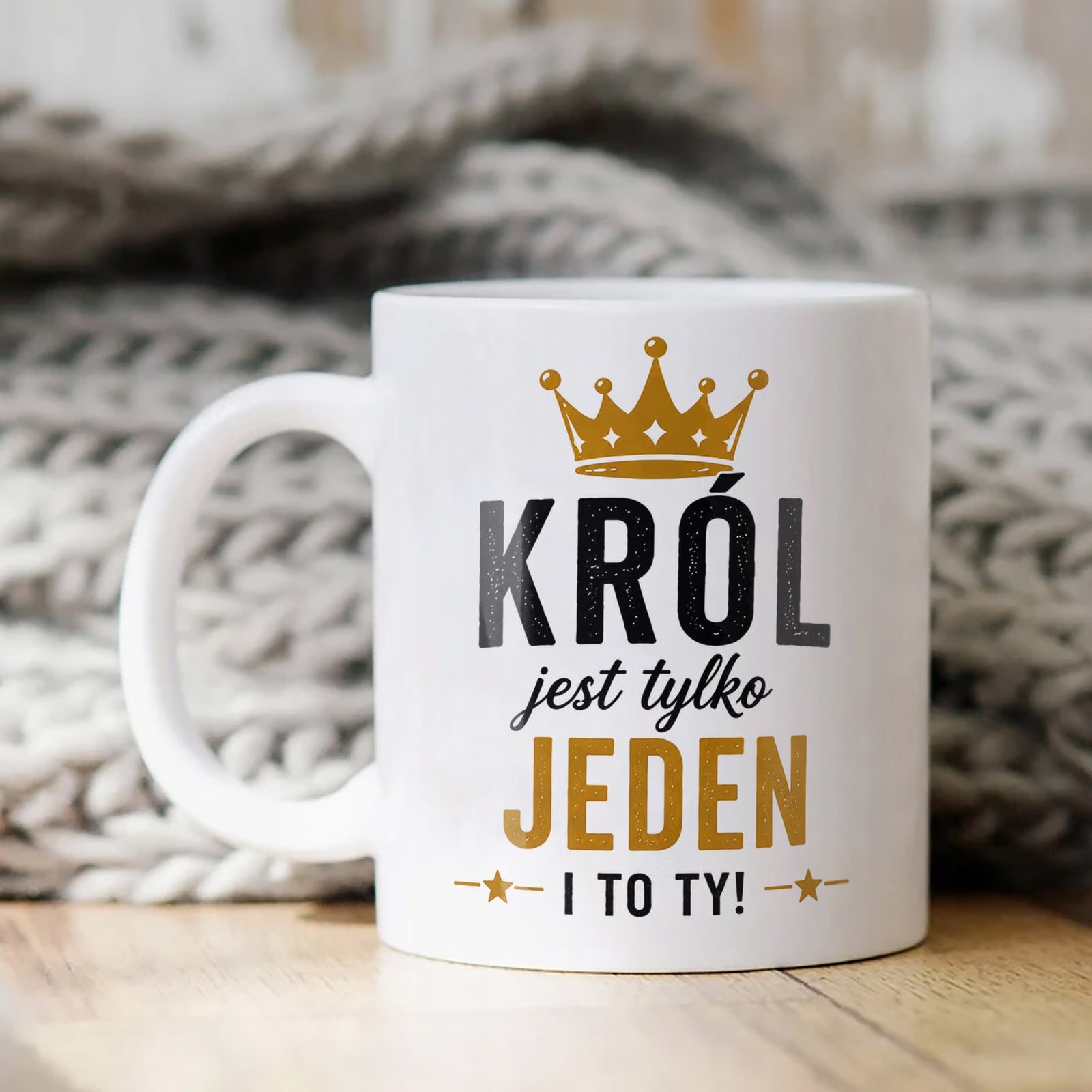 Biały Kubek z nadrukiem Dzień Chłopaka Dla Mężczyzny Upominek Prezent