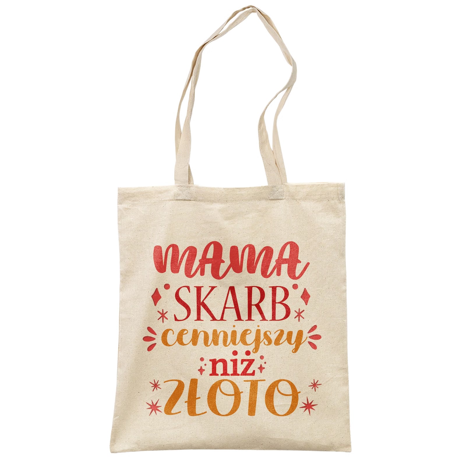 Torba bawełniana na zakupy Dzień Matki Dla Mamy Prezent Mama Skarb