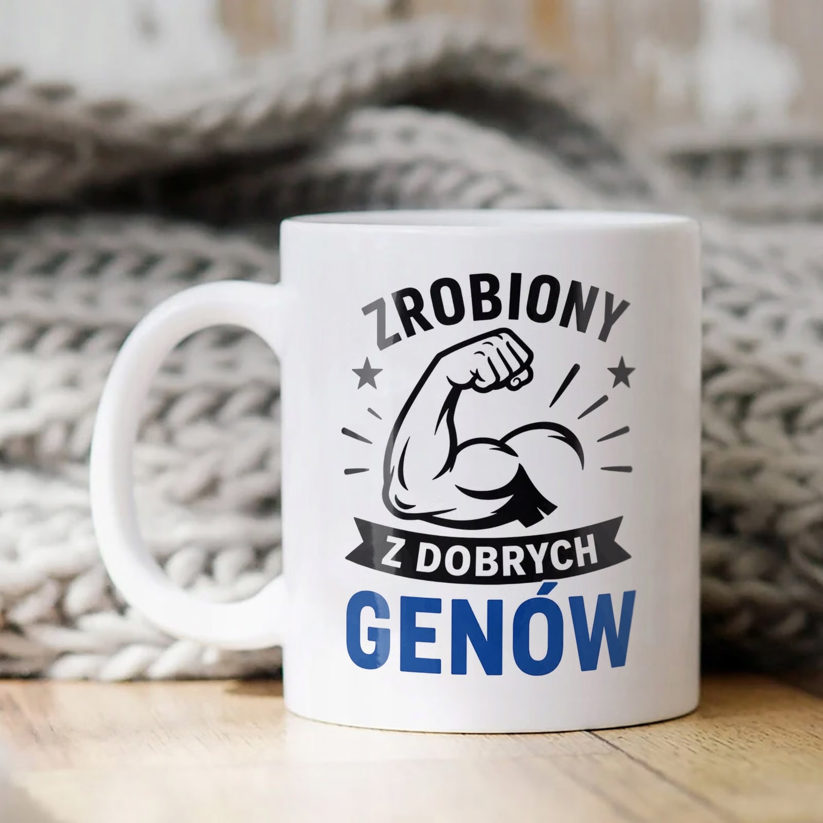 Biały Kubek z nadrukiem Dzień Chłopaka Dla Mężczyzny Upominek Prezent