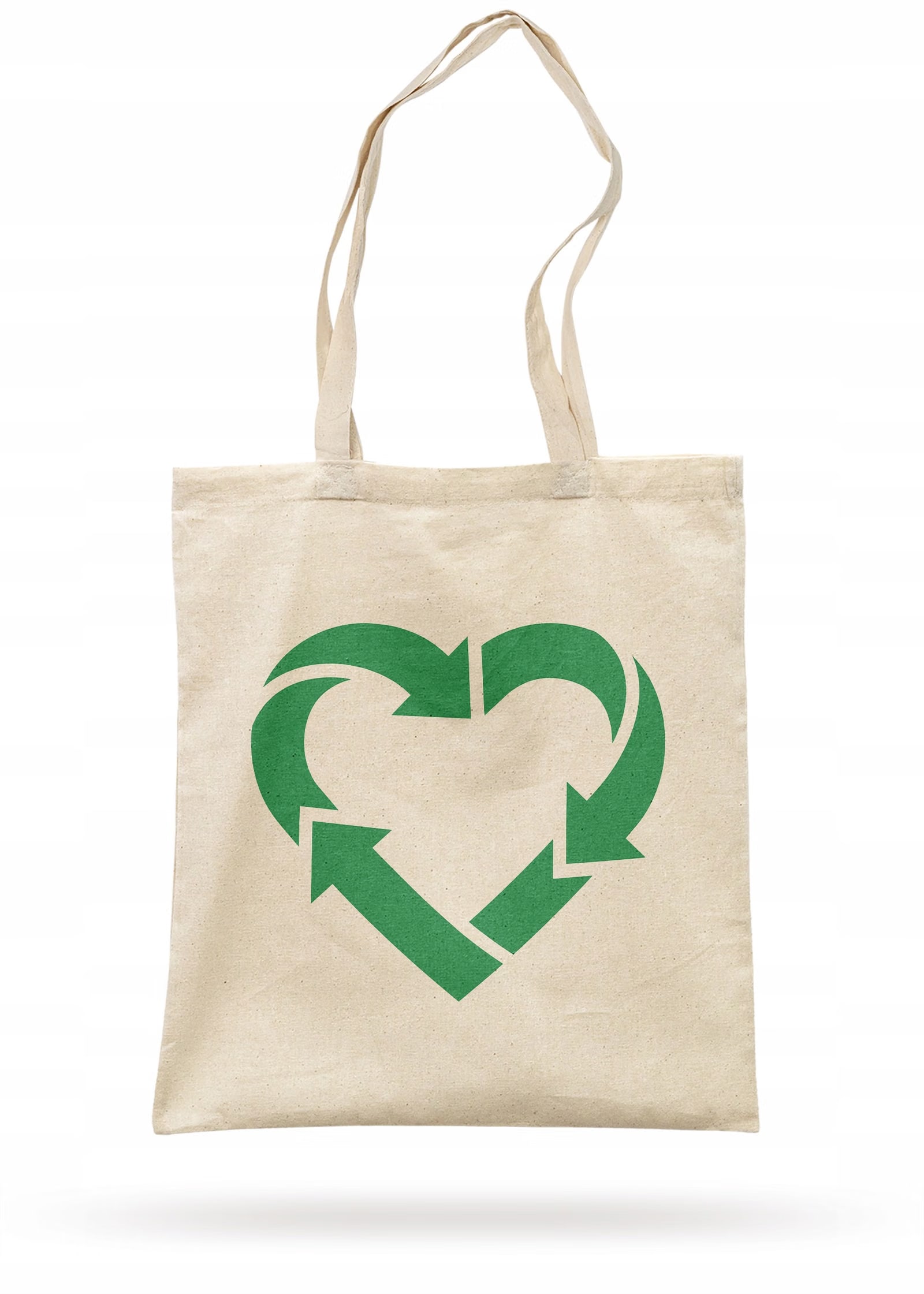 Torba bawełniana z dnem materiałowa na zakupy Ekologia Środowisko Recykling