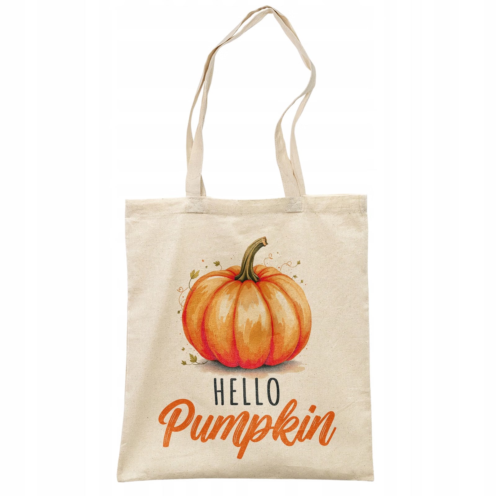 Torba bawełniana na zakupy Jesień Hello Pumpkin Dynia Prezent