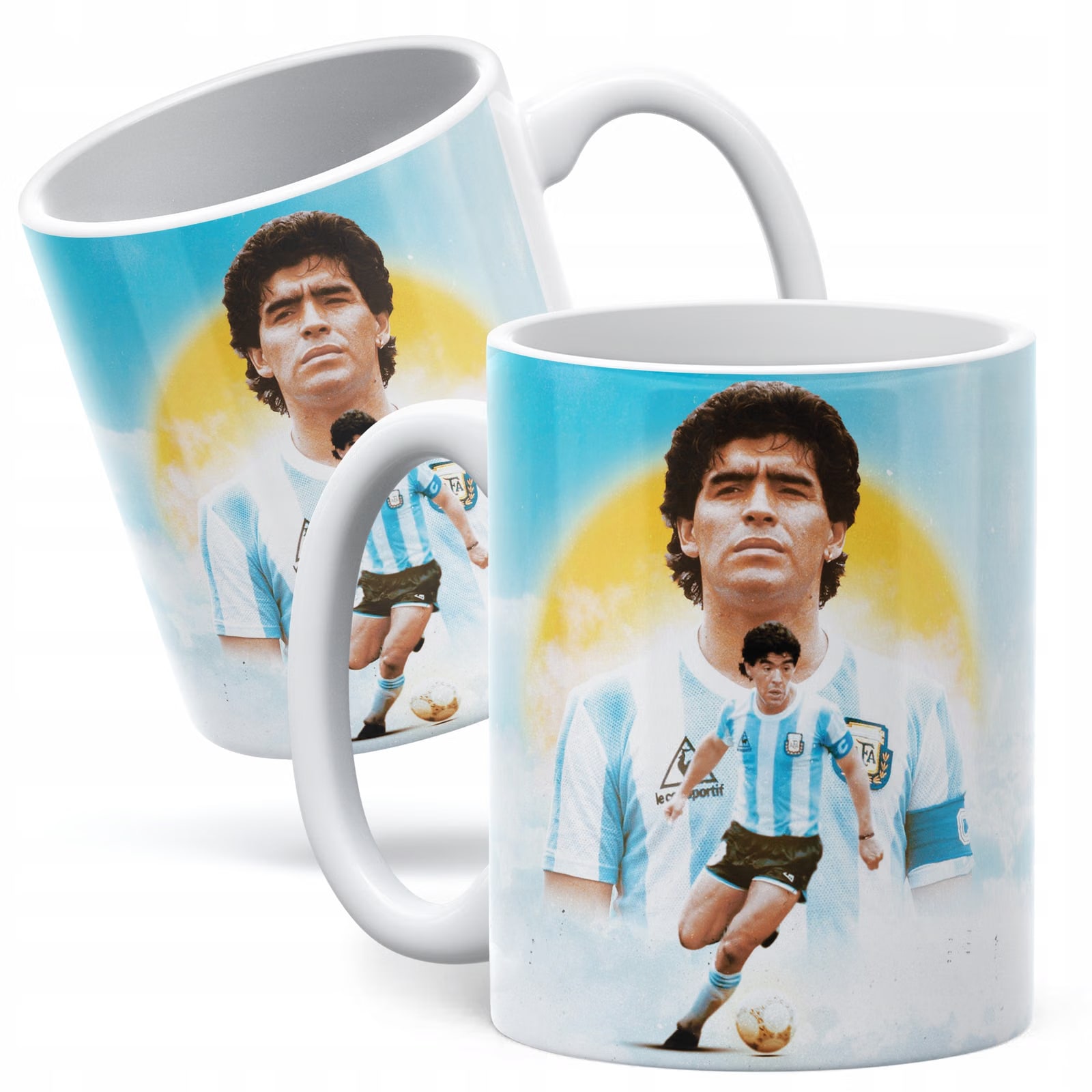 Kubek Diego Armando Maradona dla kibiców Argenryna retro na prezent