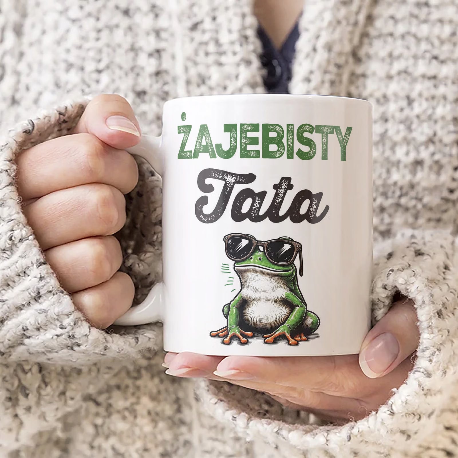Kubek ceramiczny Dzień Ojca Dla Taty Żajebisty Tata Prezent