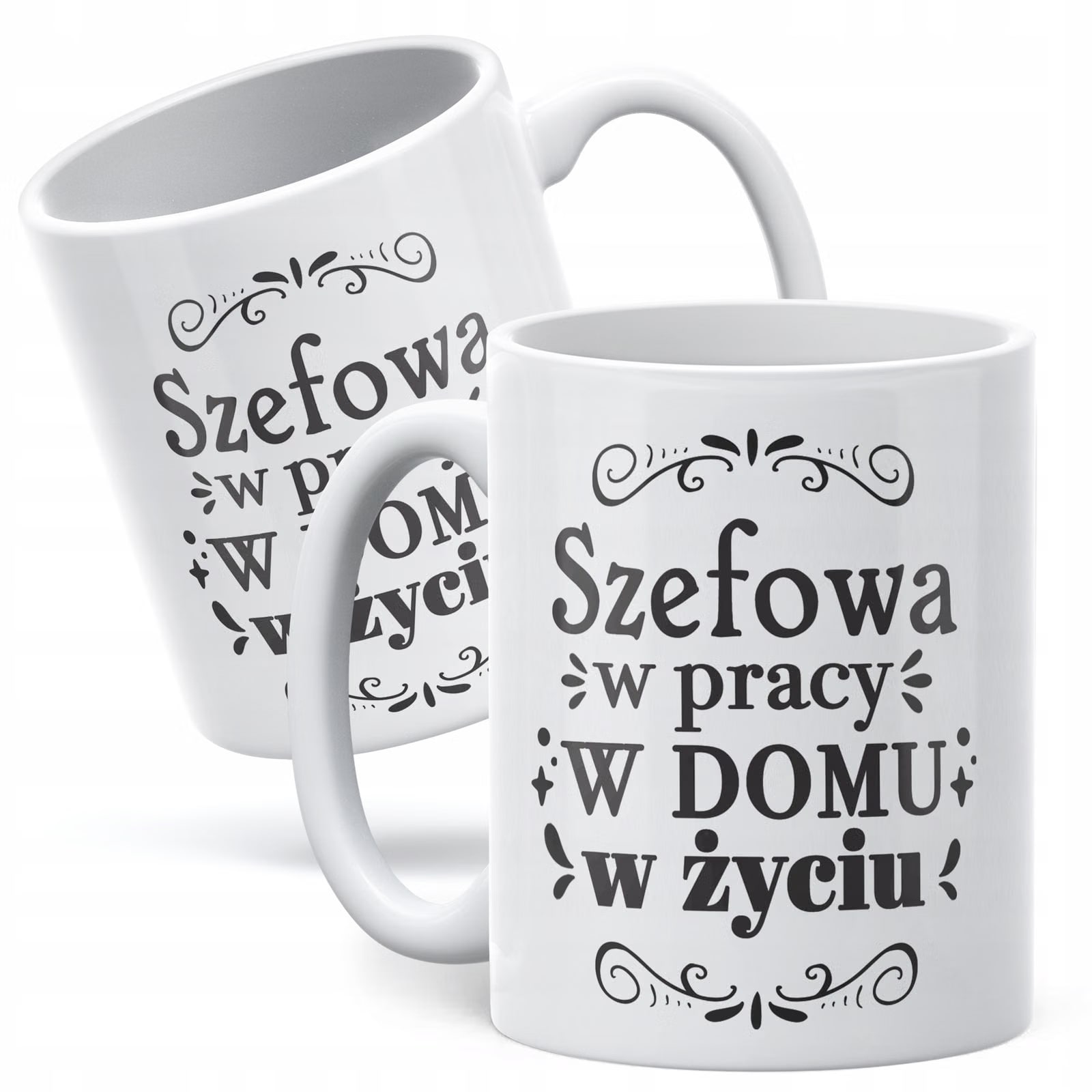 Kubek ceramiczny Dzień Kobiet Szefowa W Domu Pracy Życiu Prezent