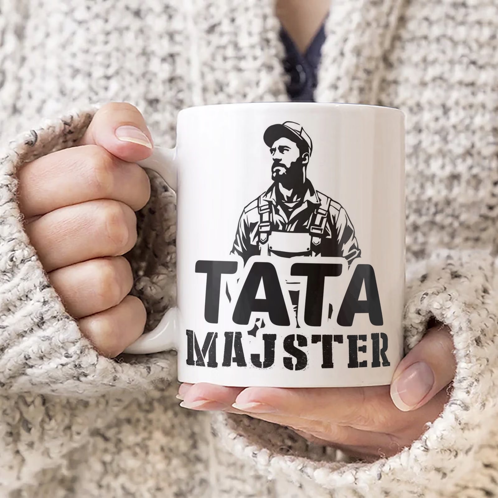 Kubek ceramiczny Dzień Ojca Dla Taty Tata Majster Prezent