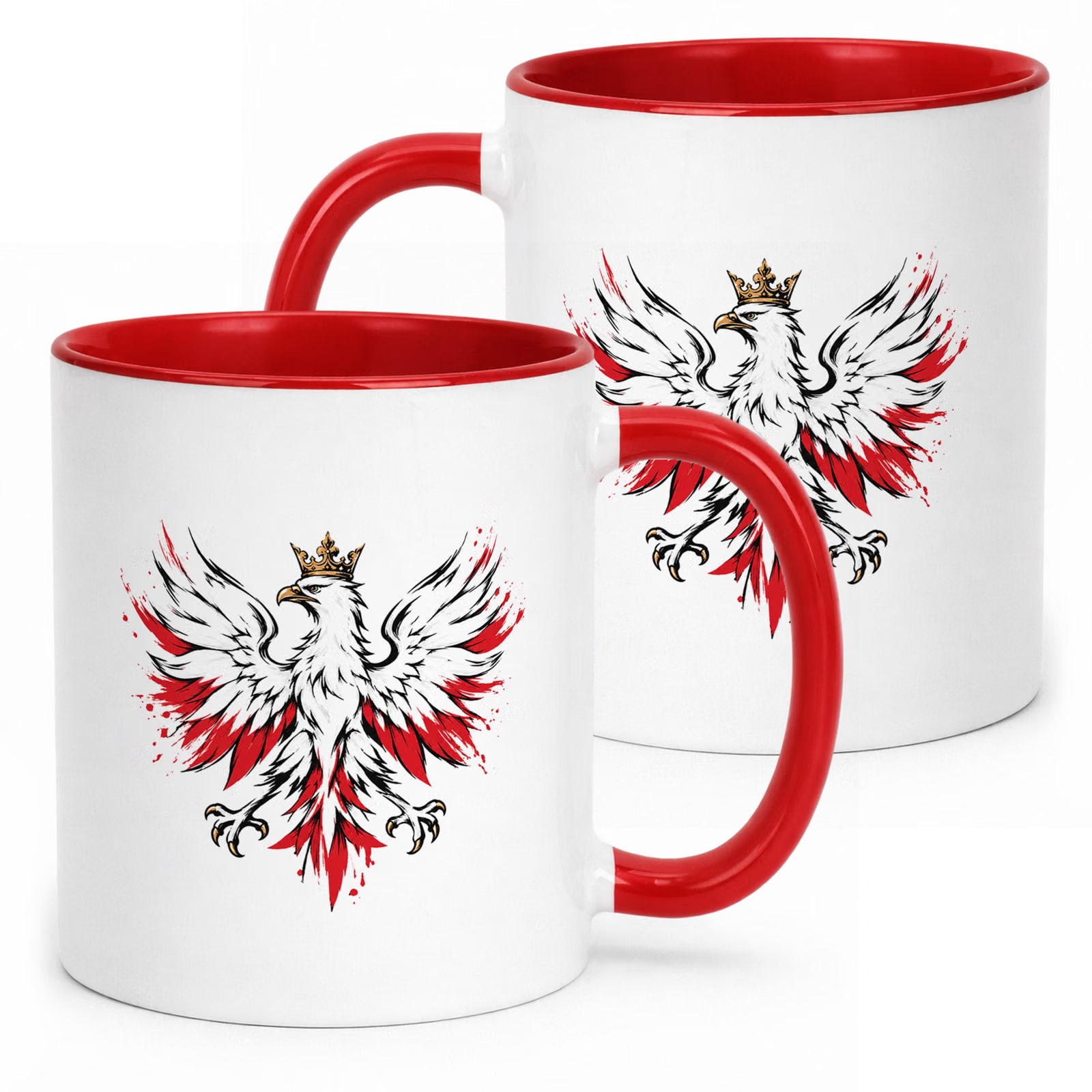 Kubek Czerwony z Nadrukiem Patriotyczny Święto Niepodległości Polska