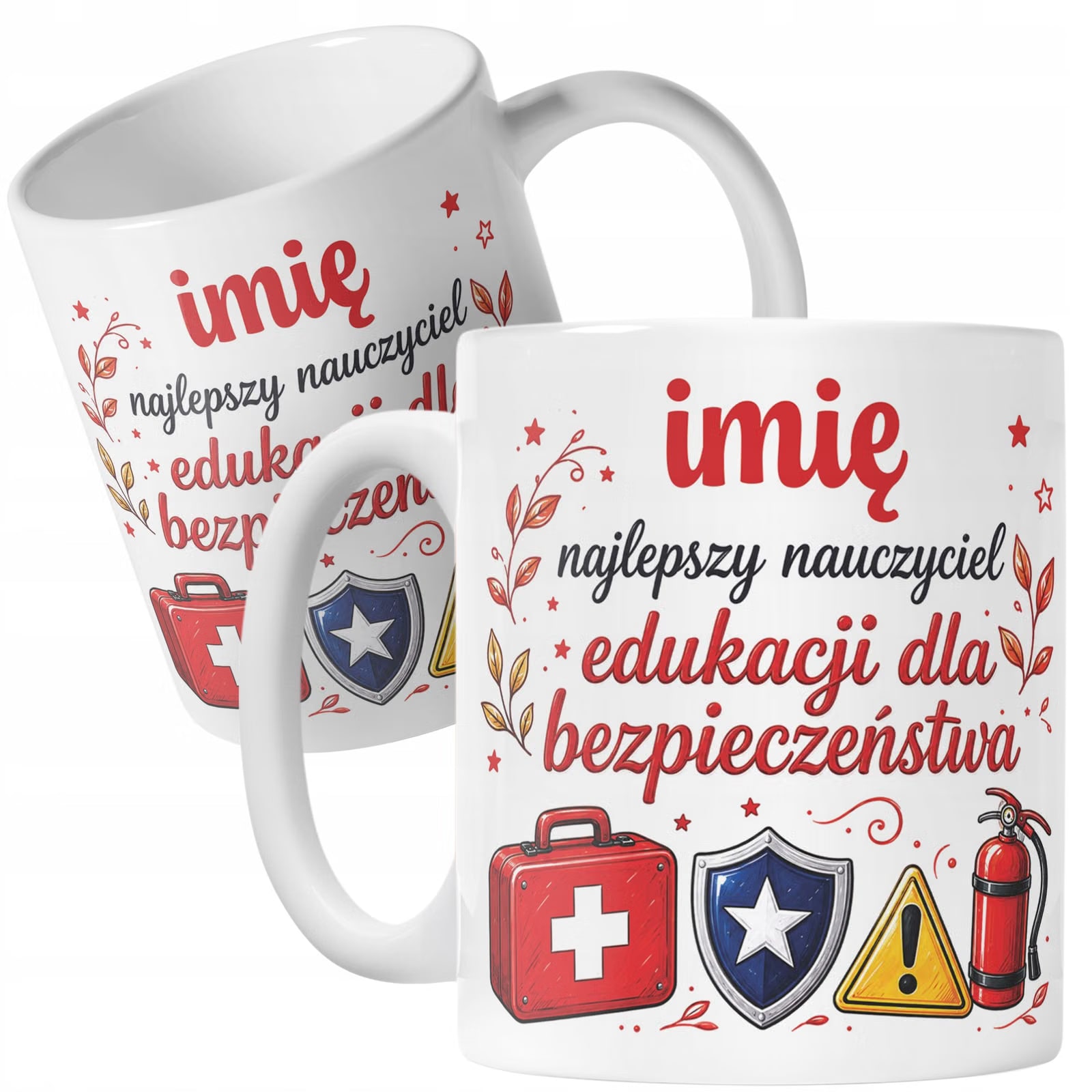Kubek z Imieniem Dzień Nauczyciela Zakończenie Roku EDB Prezent