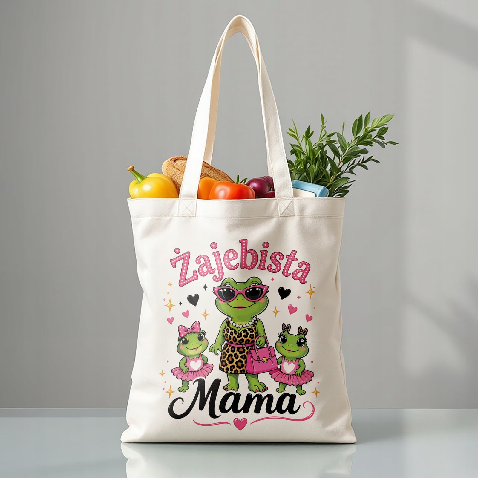 Dzień Matki prezent dla mamy torba bawełniana modny upominek dla mamy