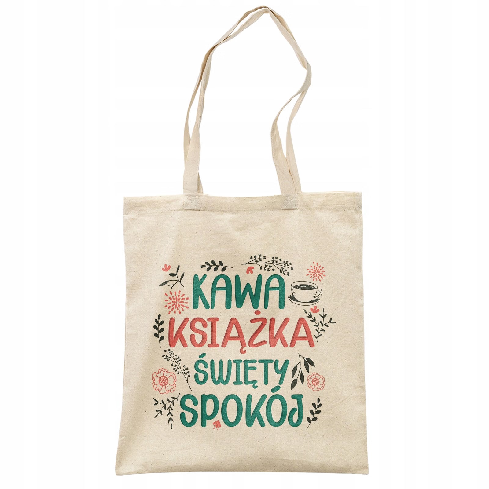 Torba bawełniana na zakupy prezent na Dzień Kobiet Święty Spokój