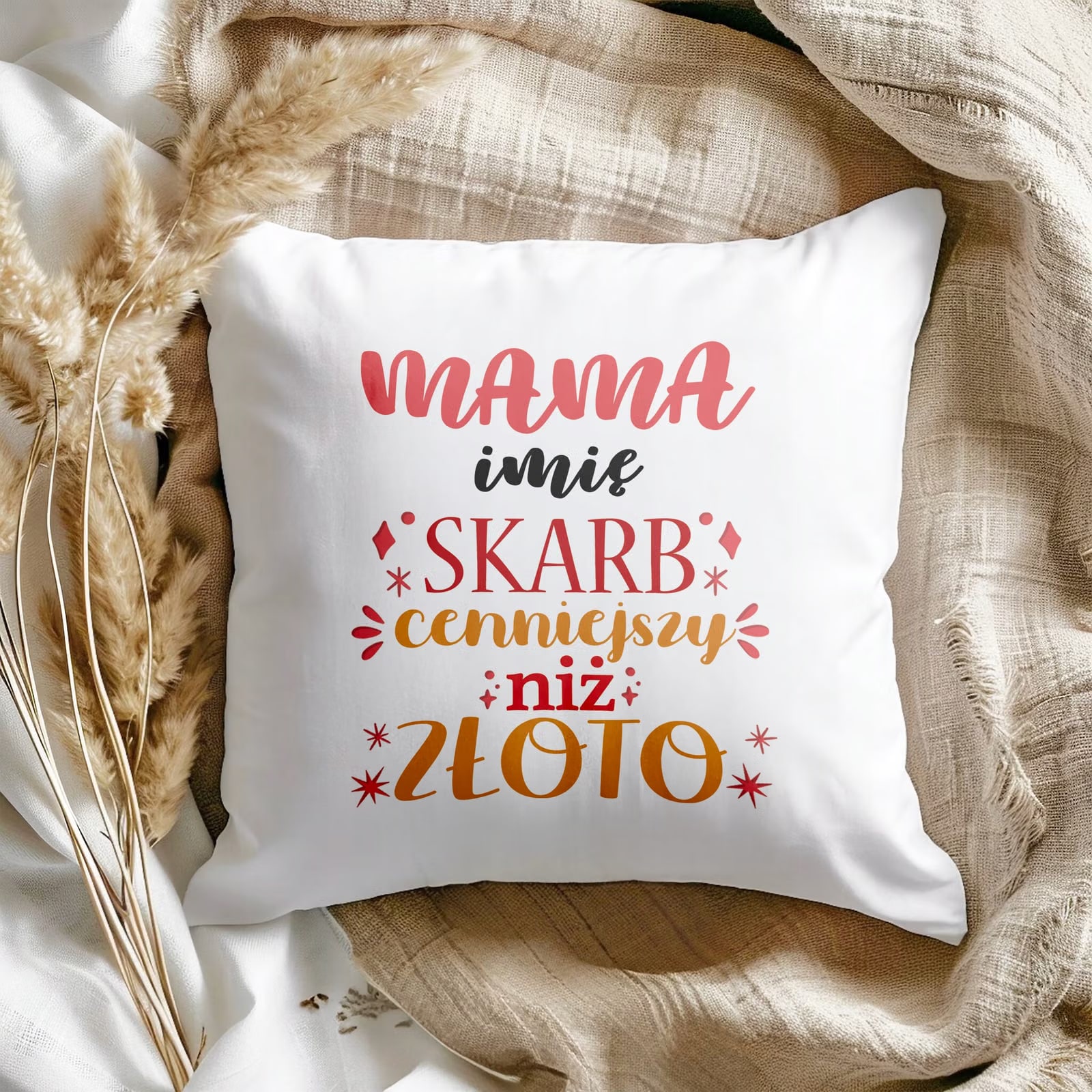 Poduszka 38x38cm Perosonalizowana Dzień Matki Dla Mamy Prezent Upominek