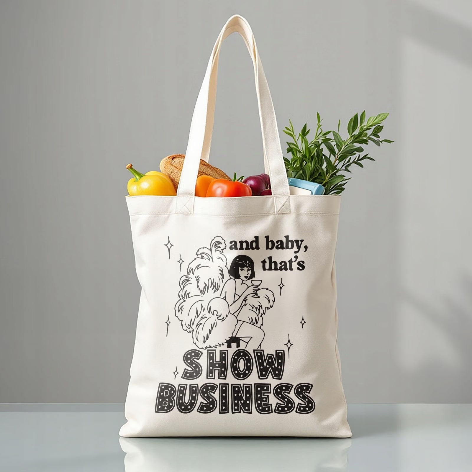 Torba bawełniana premium na zakupy Taylor Swift The Life Of A Showgirl