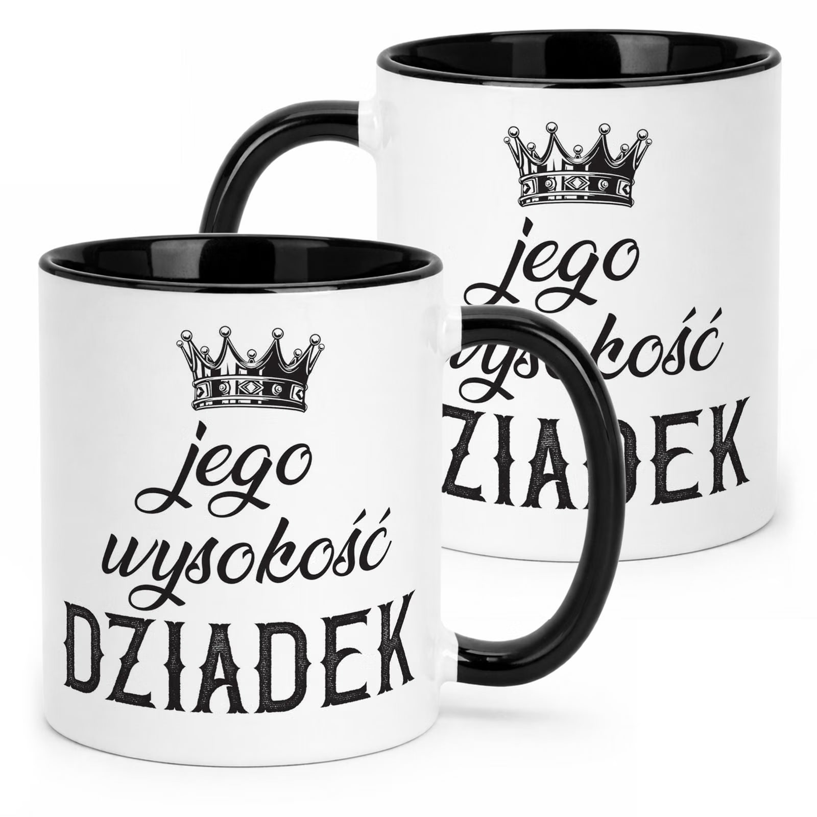Kubek Czarny Dzień Dziadka Dla Dziadka Prezent Upominek