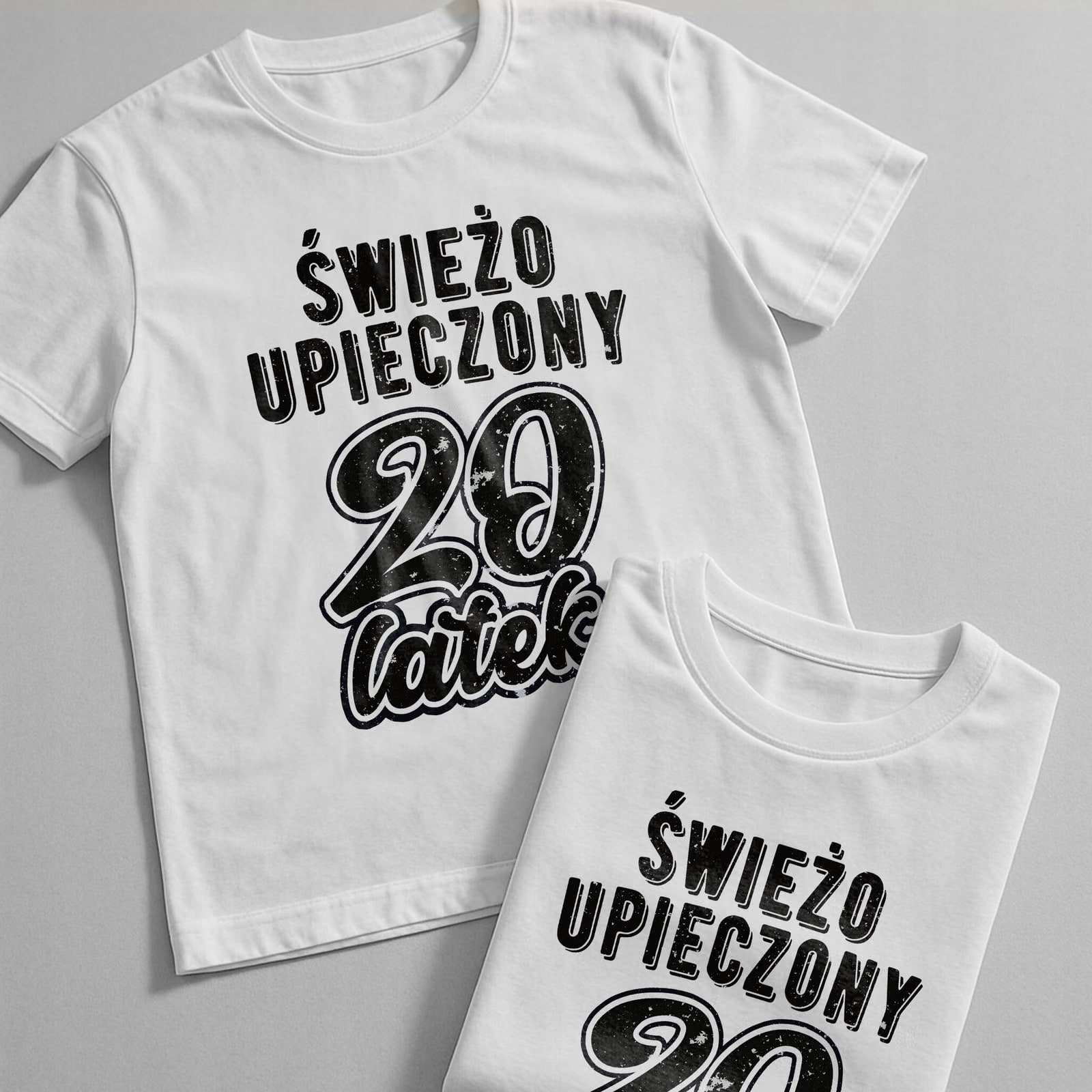 Koszulka biała męska Świeżo Upieczony 20 Urodziny Prezent r. 3XL