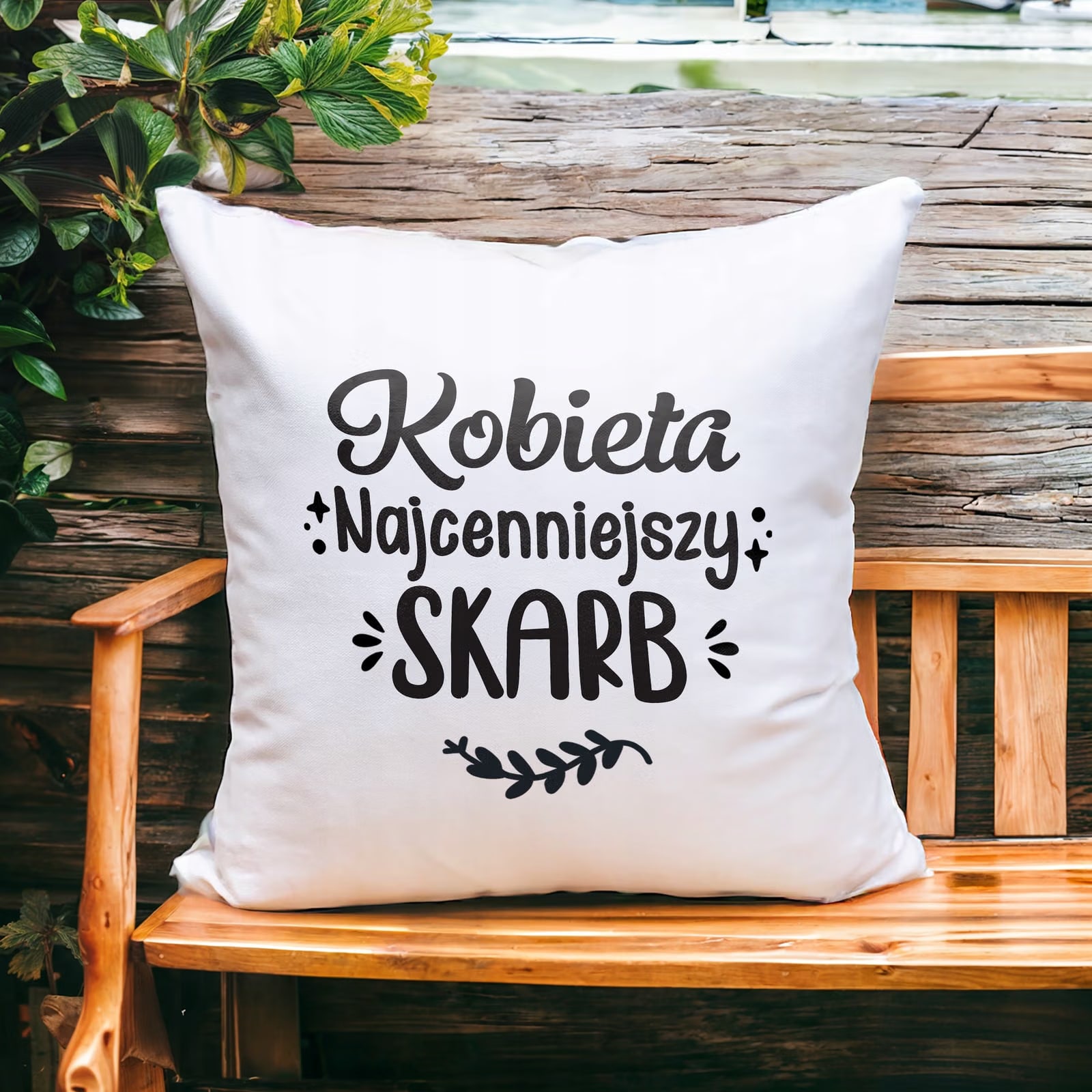 Poduszka 38x38cm Dzień Kobiet Prezent Kobieta Najcenniejszy Skarb