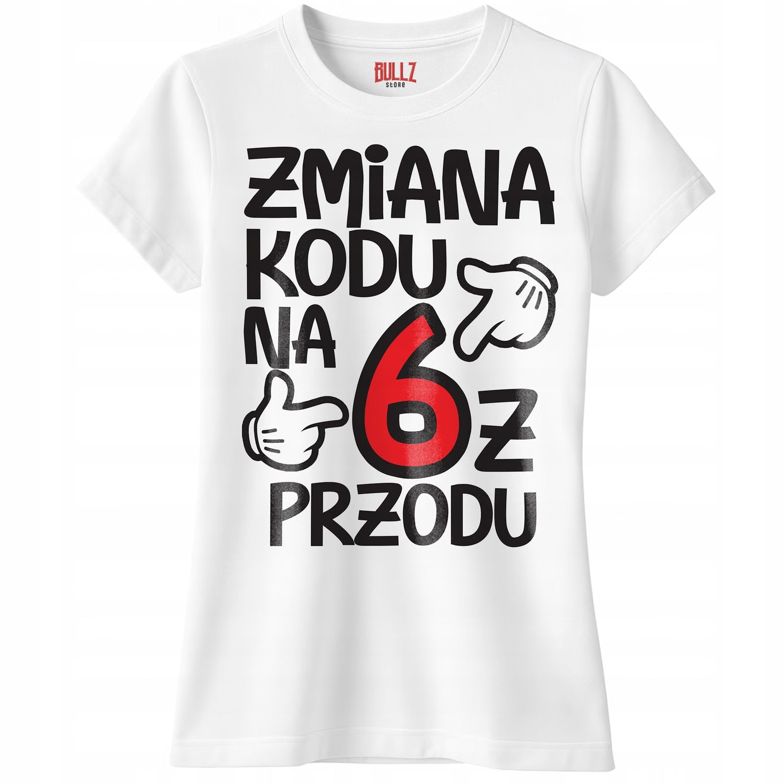 Koszulka biała damska Zmiana Kodu 60 Urodziny Prezent