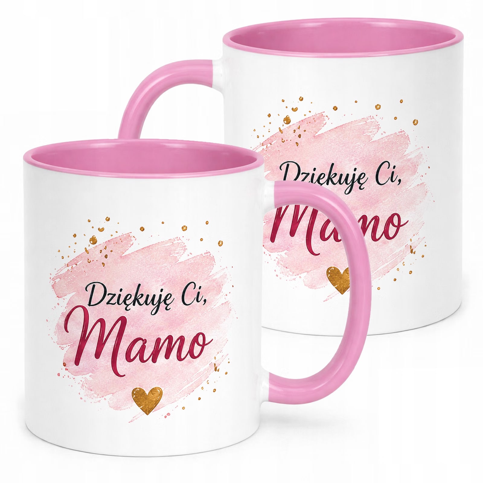 Prezent na Dzień Matki kubek różowy dla mamy uroczy upominek dla mamy