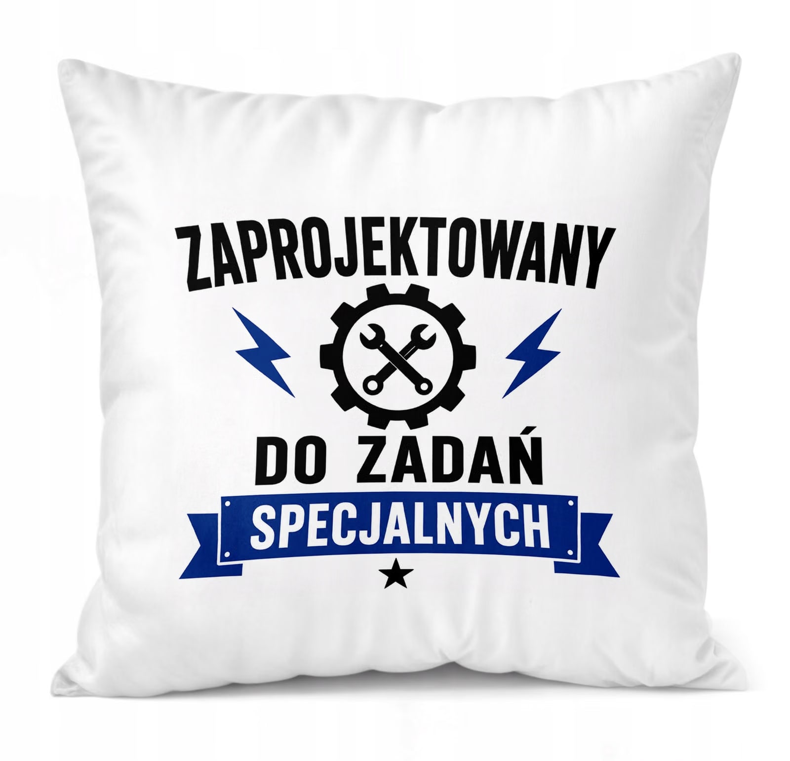 Poduszka Jasiek z nadrukiem Dzień Chłopaka 38x38cm Prezent Upominek