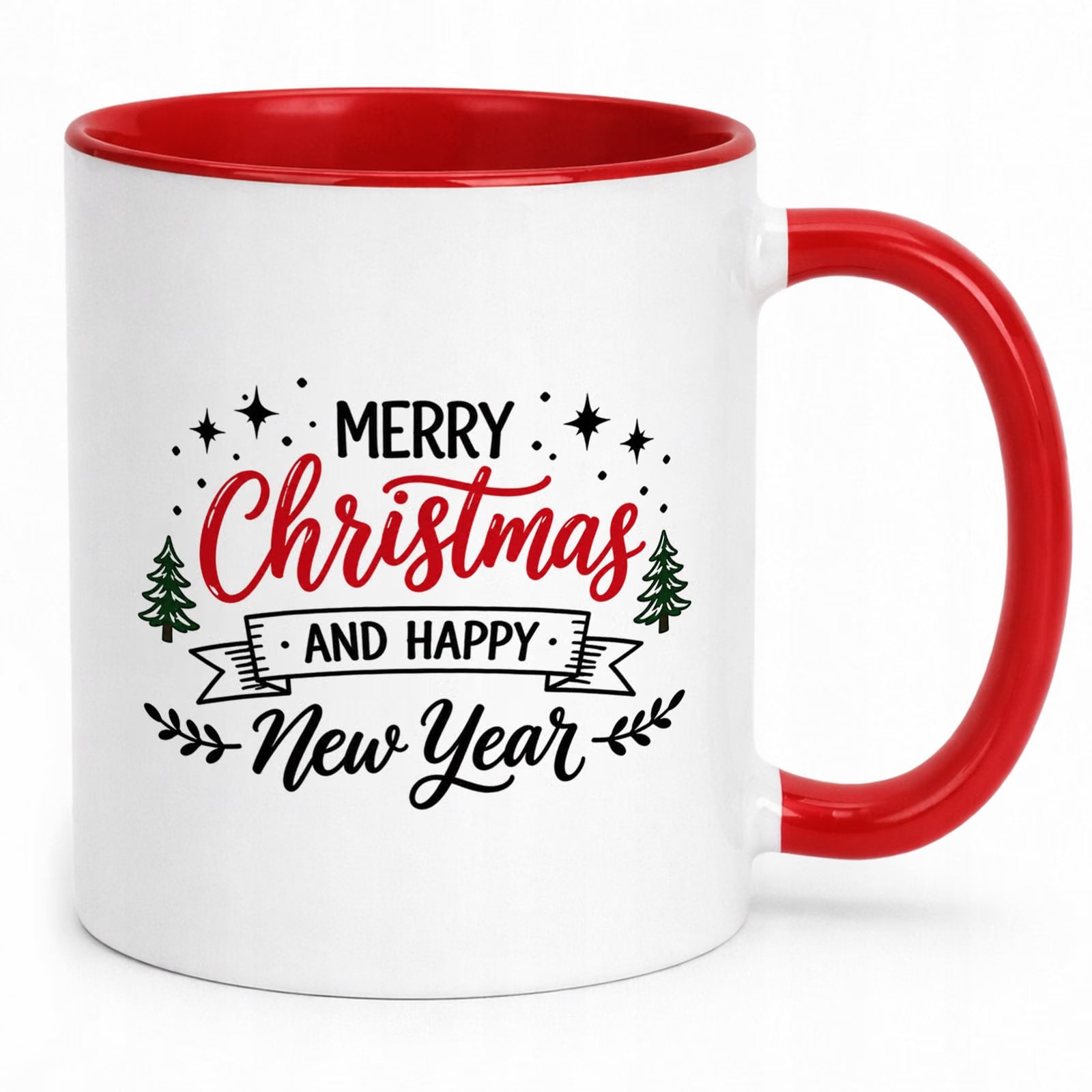 Kubek Czerwony Boże Narodzenie Mikołajki Merry Christmas Prezent