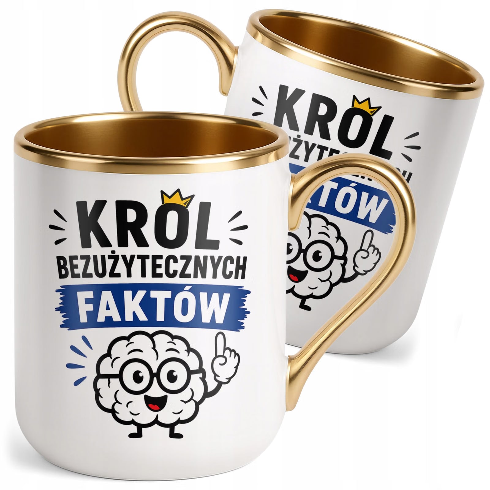 Kubek z nadrukiem Premium Złoty Dzień Chłopaka Mężczyzny Prezent