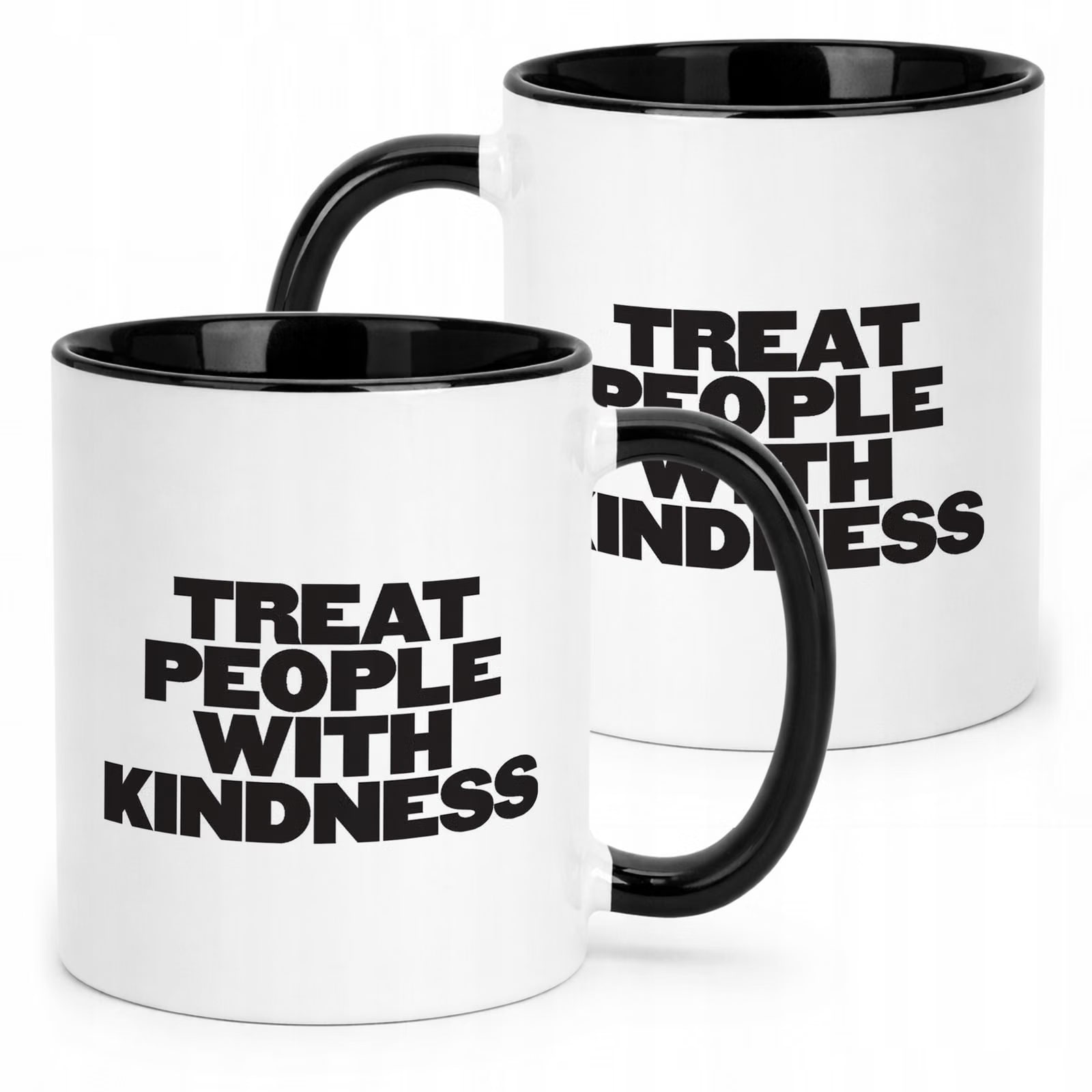Kubek Czarny Treat People With Kindness Harry Styles Dla Fanów