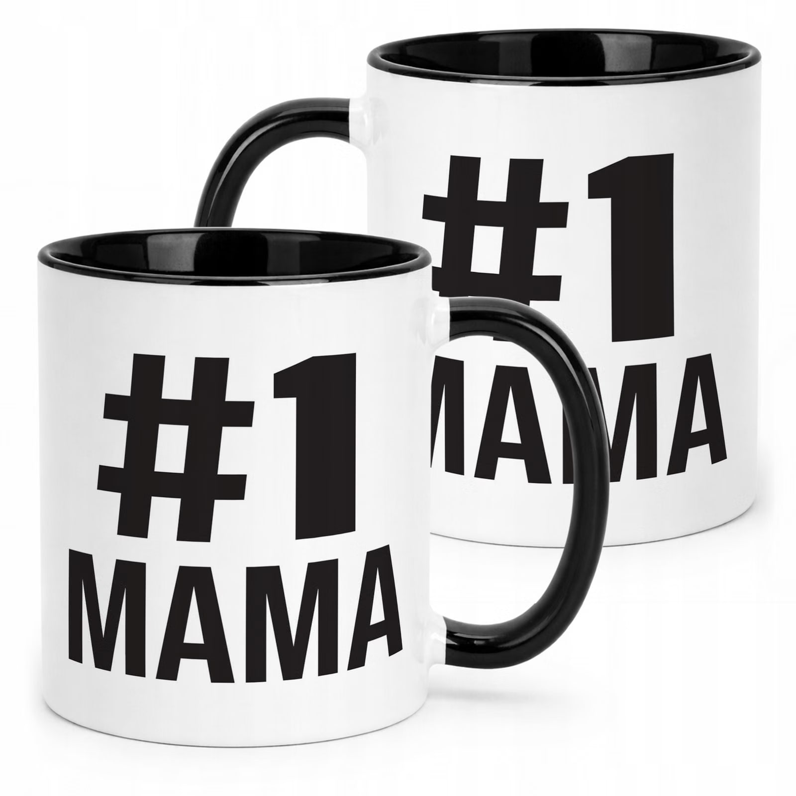 Kubek Czarny Dzień Matki 1# MAMA Prezent Upominek Dla Mamy