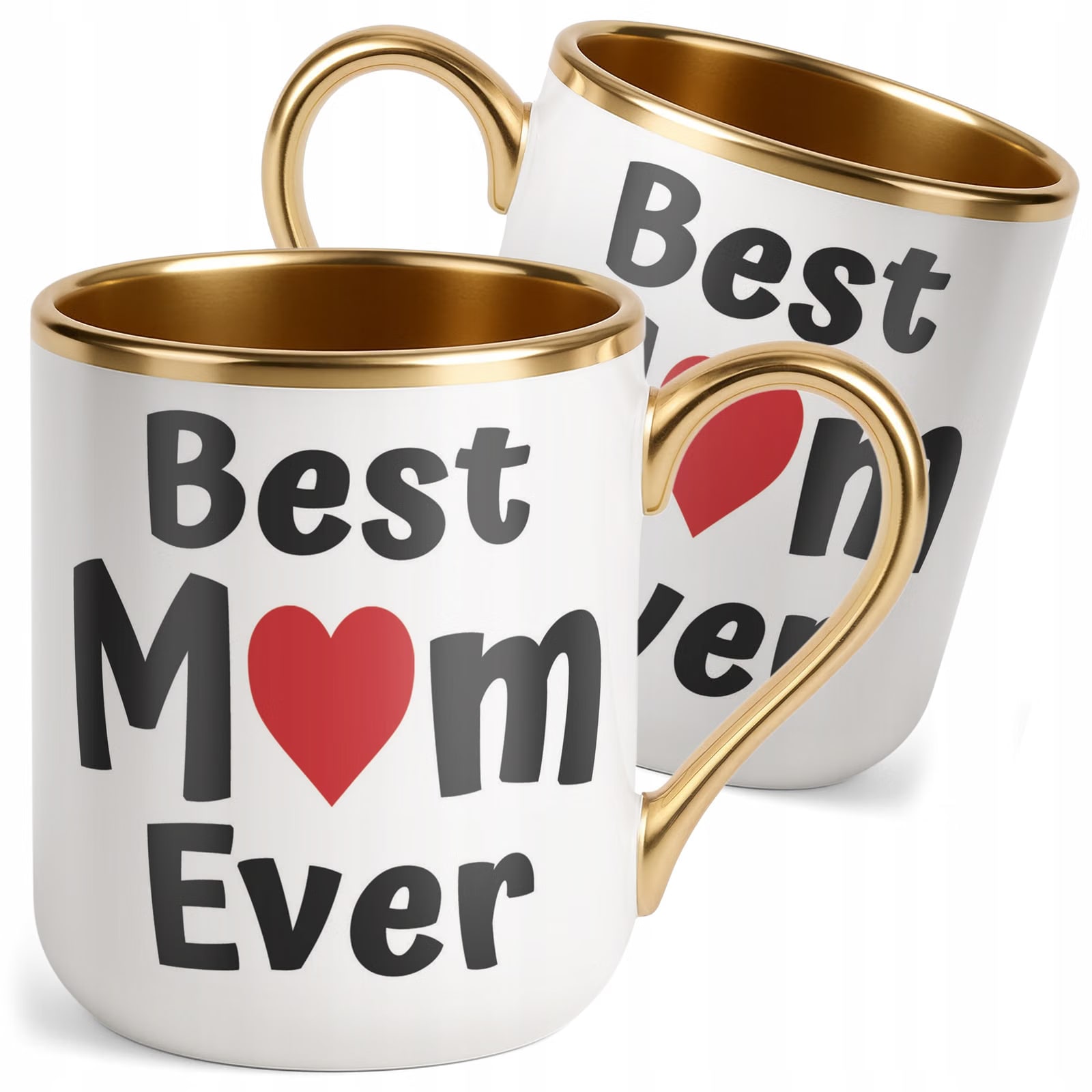 Kubek Premium Złoty Dzień Matki Best Mom Ever Prezent Dla Mamy