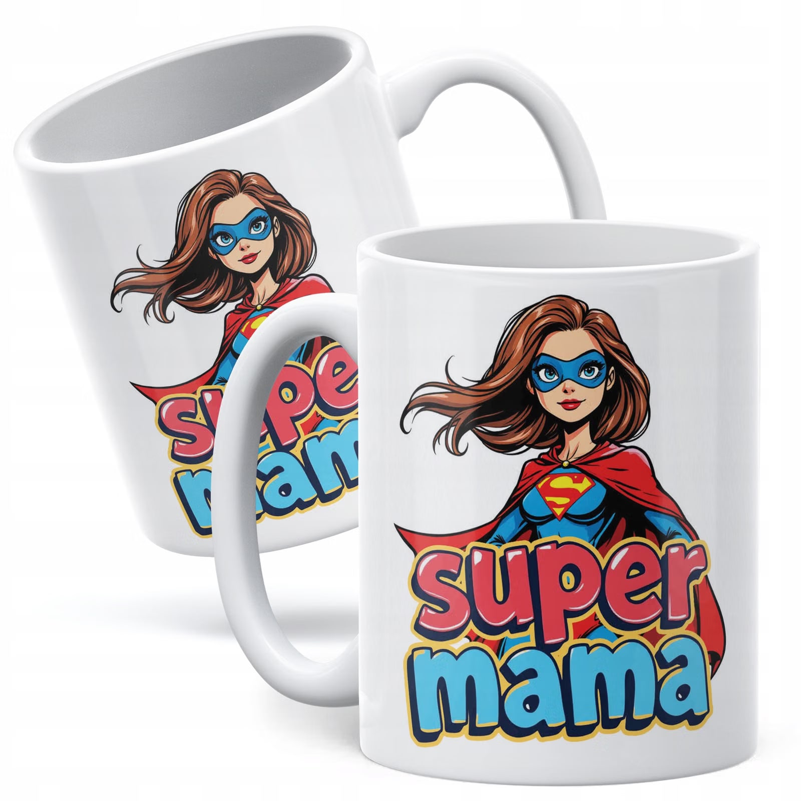 Kubek ceramiczny Dzień Matki Dla Mamy Prezent Upominek Super Mama