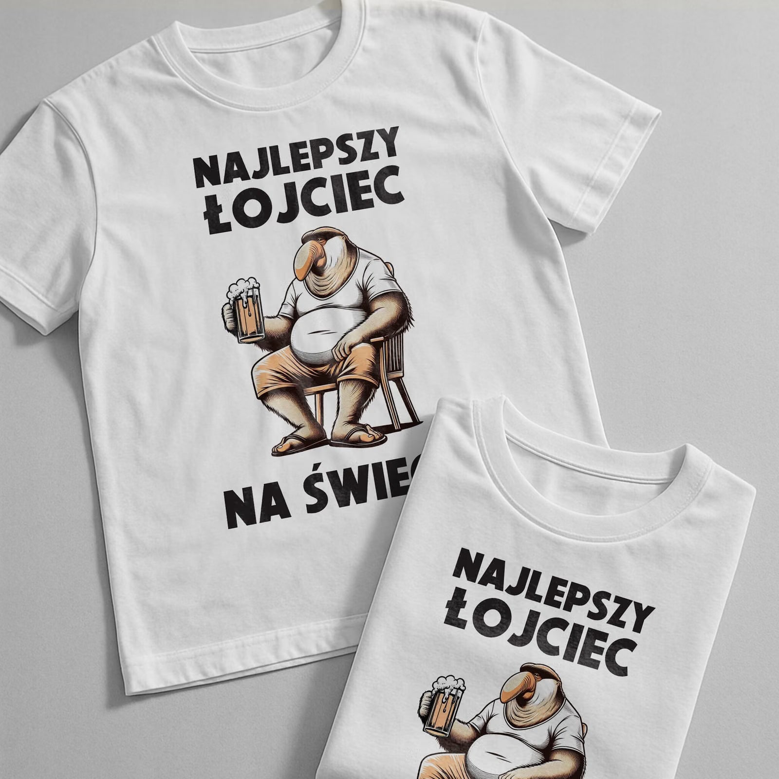 Koszulka biała męska Dzień Ojca Dla Taty Prezent