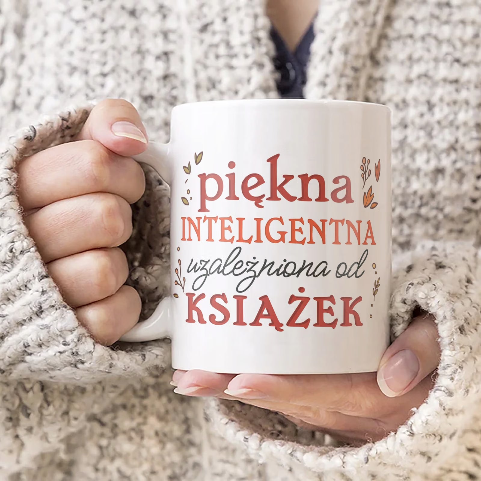 Kubek ceramiczny Dzień Kobiet Dla Fanki Książek Prezent Upominek Kobiety