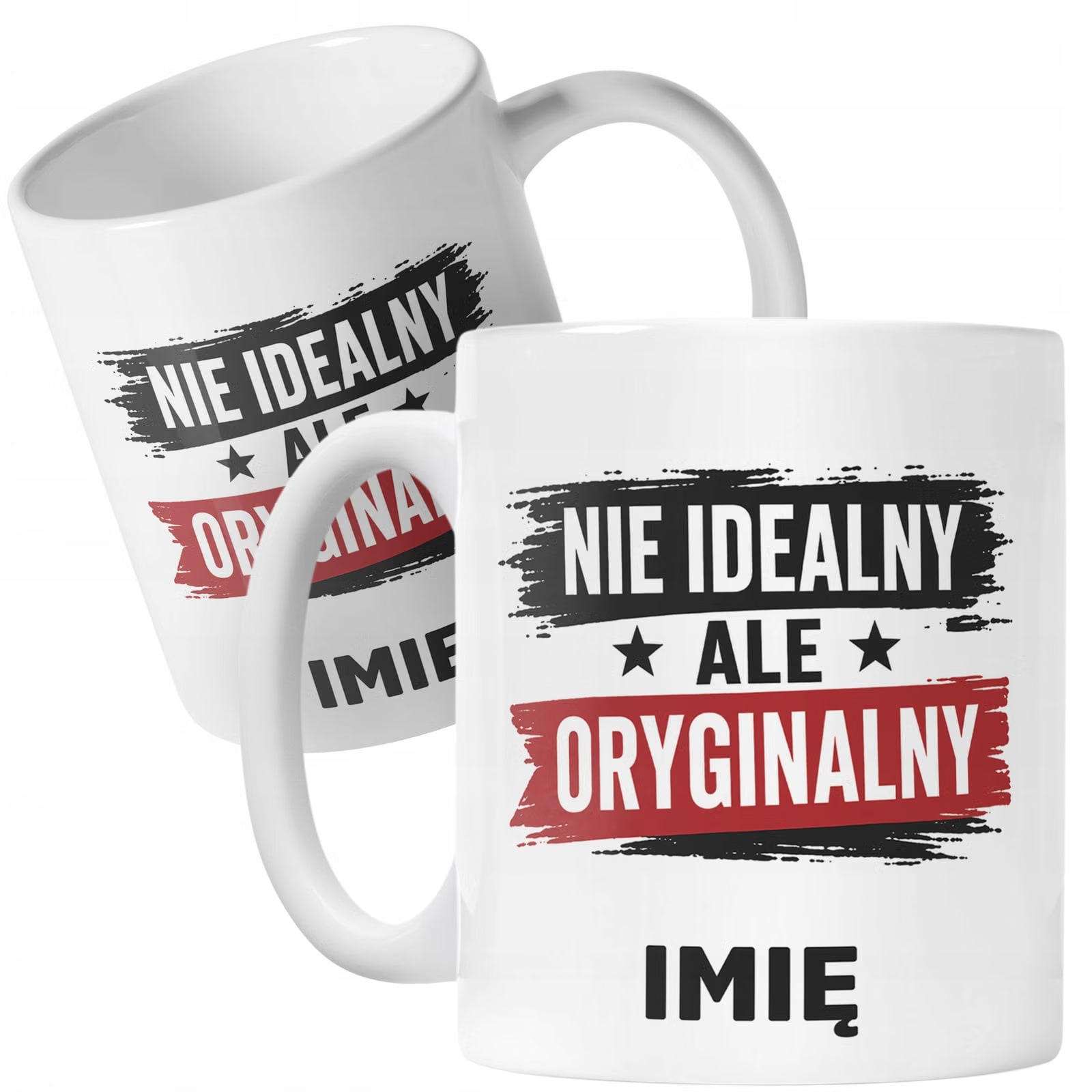 Biały Kubek personalizowany z nadrukiem Dzień Chłopaka Dla Mężczyzny