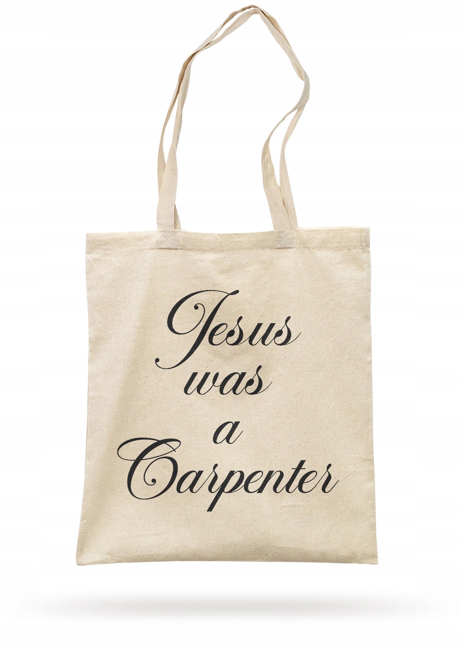 Torba bawełniana na zakupy 42×38 Sabrina Carpenter Jesus was a Carpenter