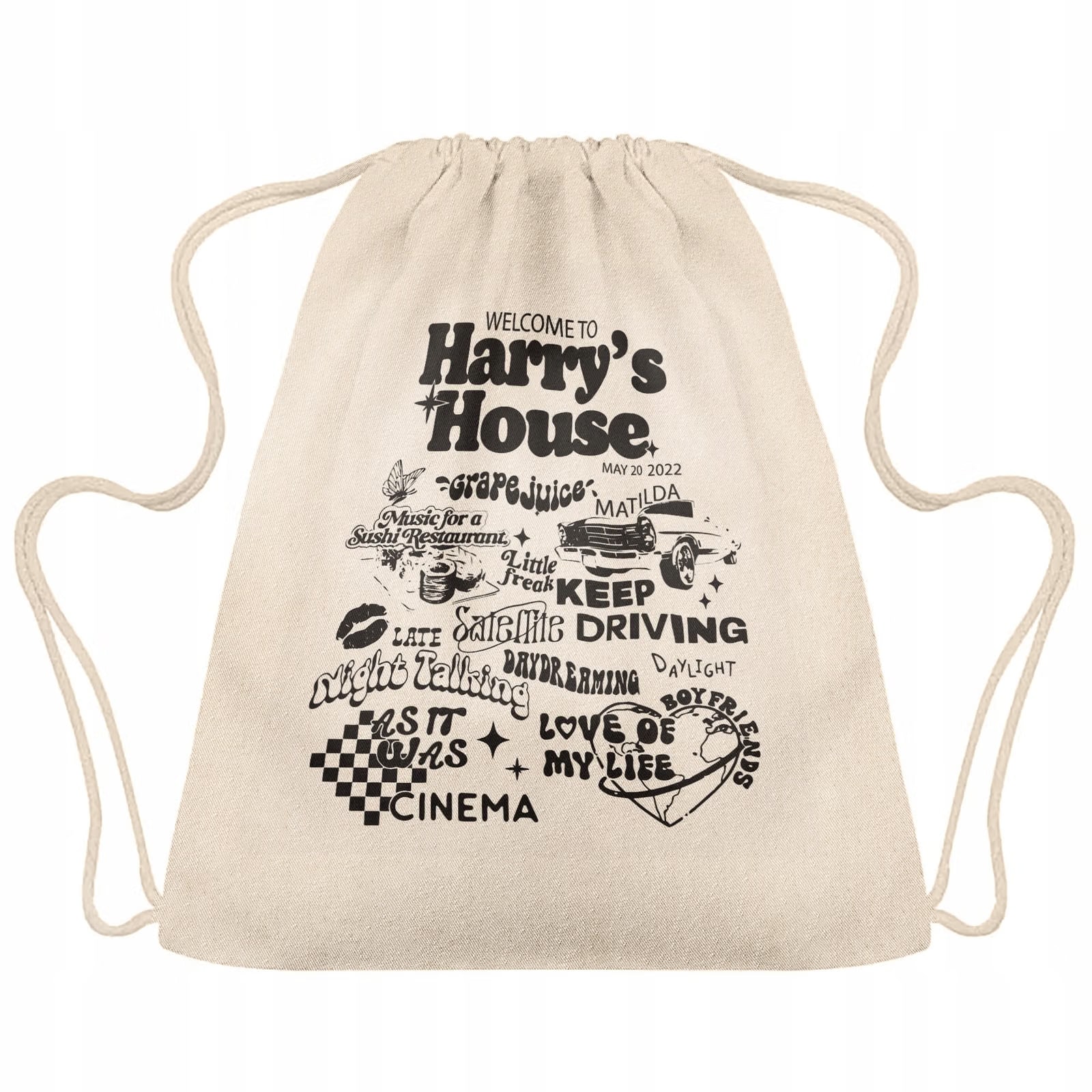 Plecak bawełniany 34×40 Harry Styles Harry’s House