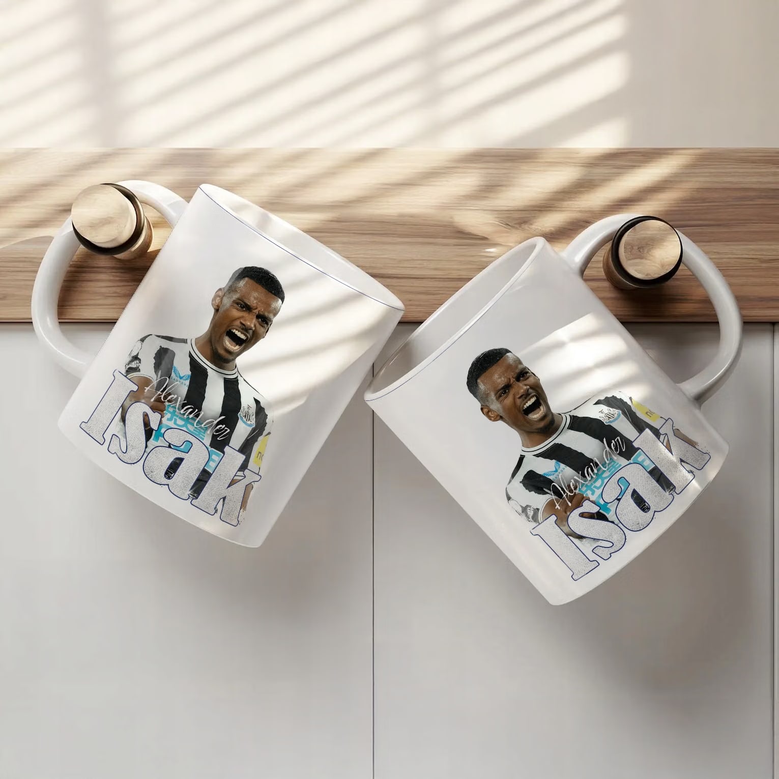Zestaw Kubek + Poduszka Alexander Isak dla kibiców Newcastle