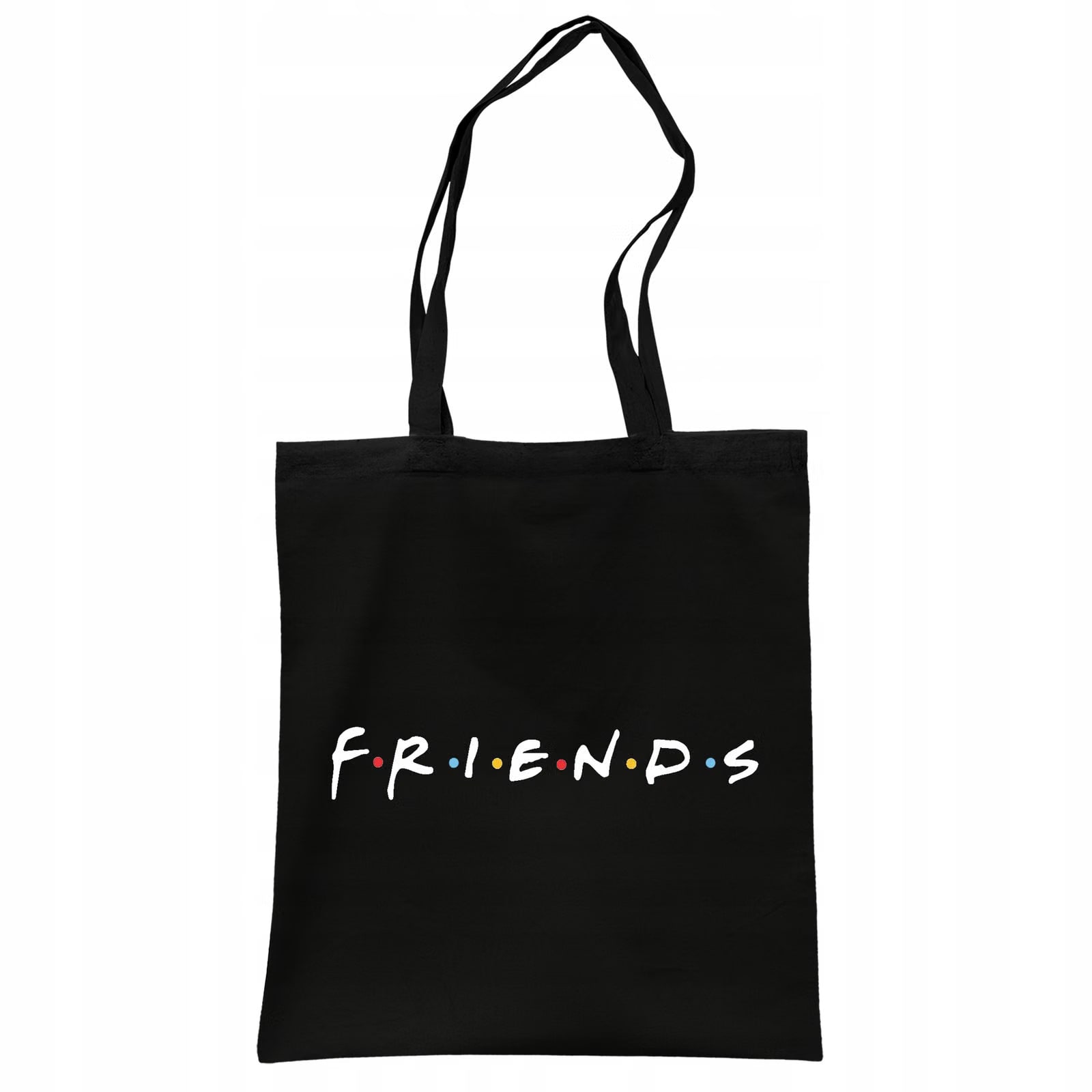 Torba bawełniana czarna na zakupy Friends Dla Fanów Serialu