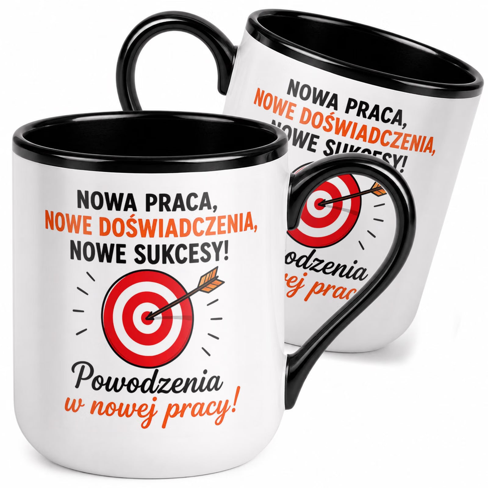 Kubek z nadrukiem Premium Czarny Pożegnanie Odejście z Pracy Prezent