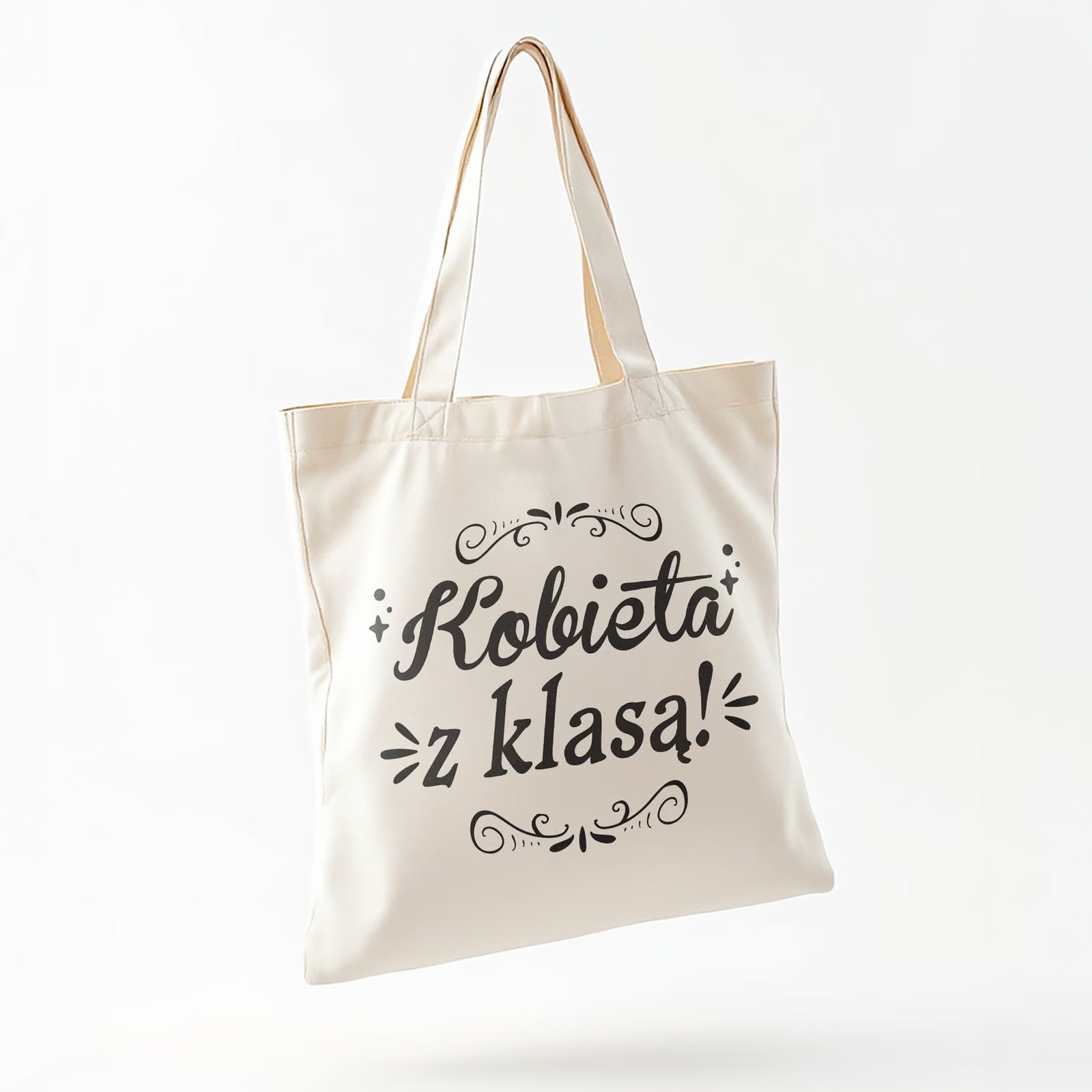 Torba bawełniana na zakupy prezent na Dzień Kobiet Kobieta z Klasą