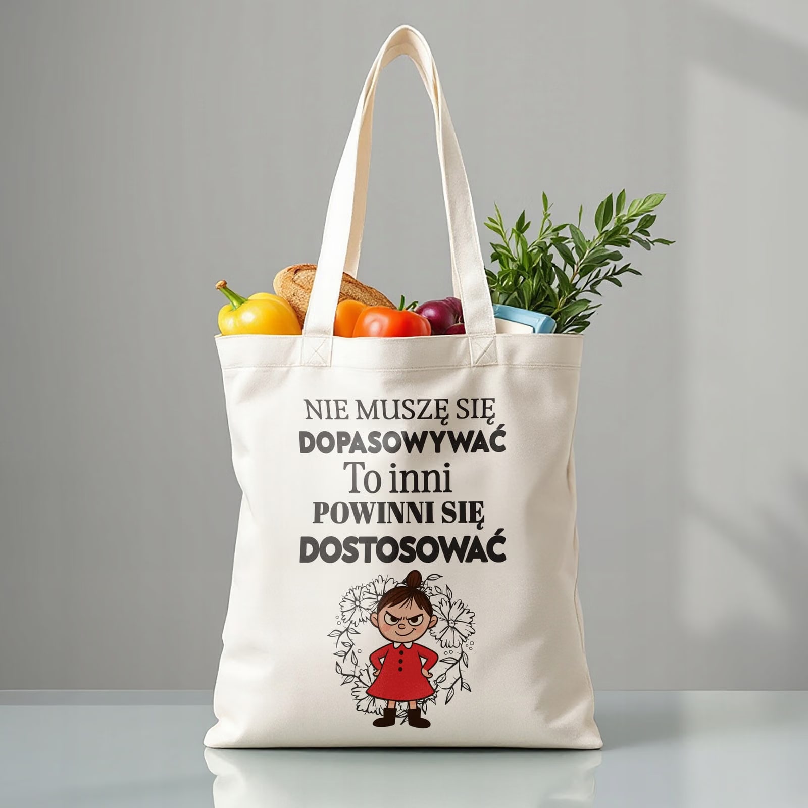 Torba bawełniana premium Dzień Kobiet Prezent Zabawny Upominek