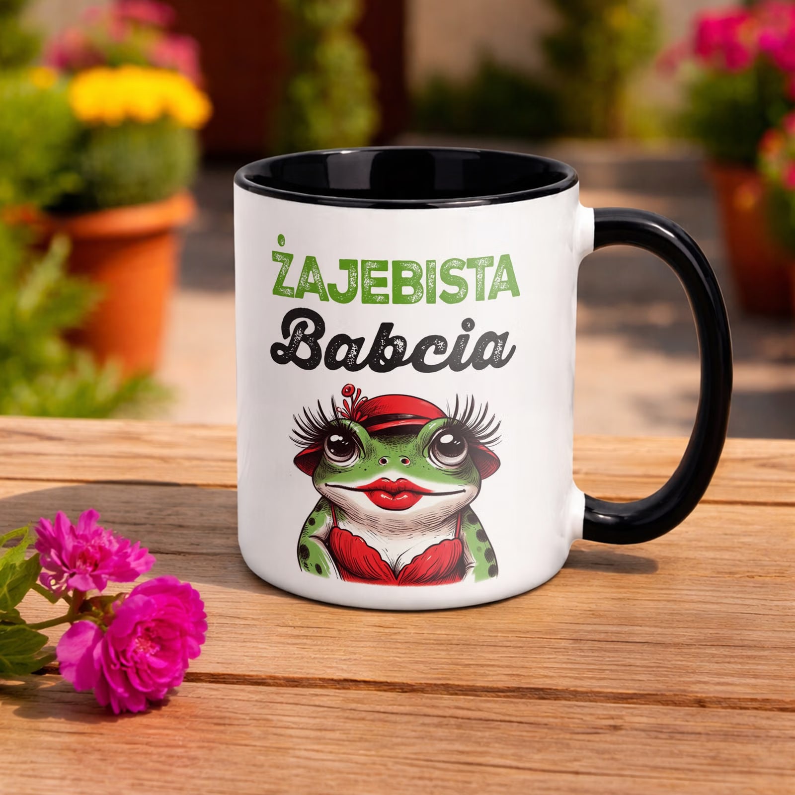 Kubek Czarny Dzień Babci Dla Babci Prezent Upominek