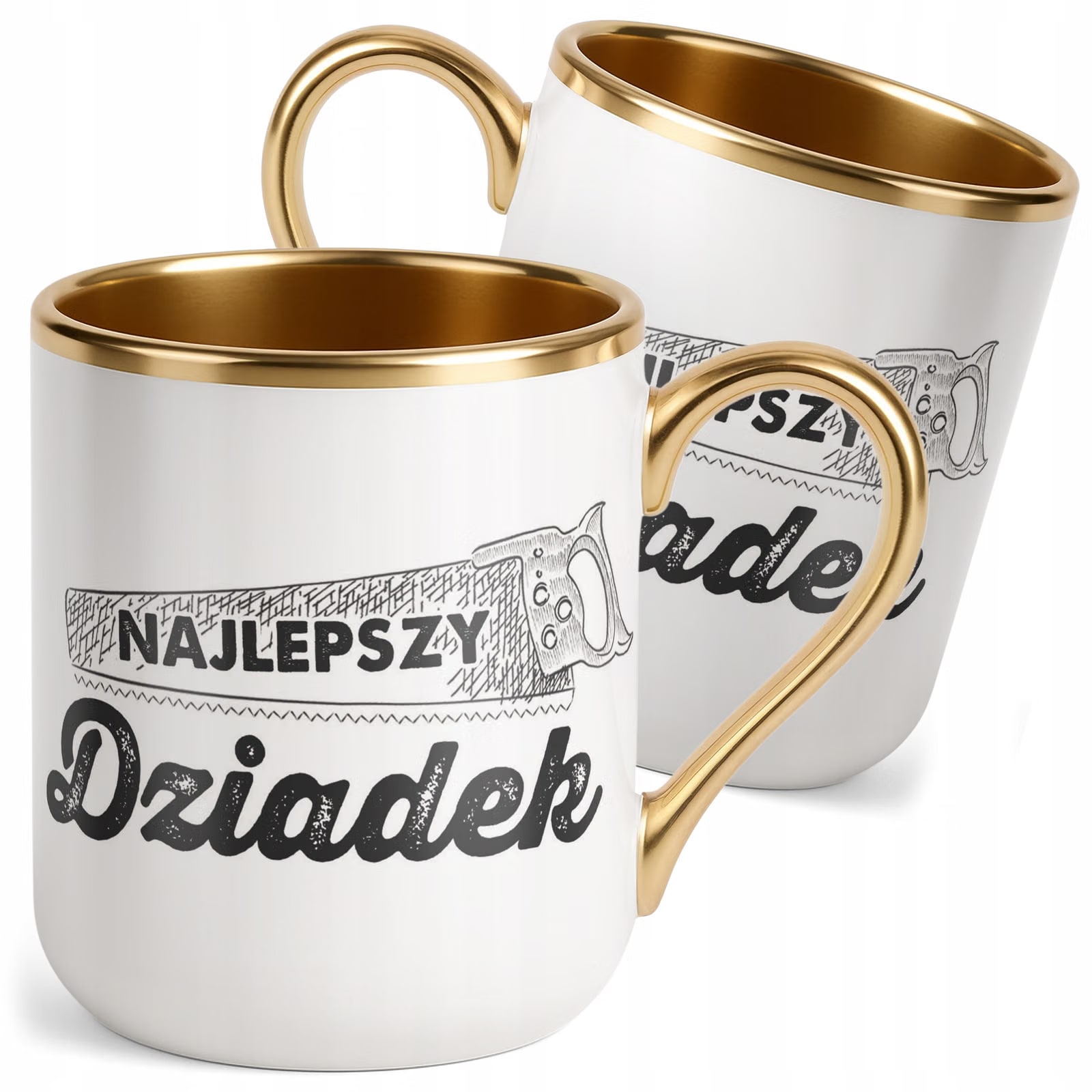 Kubek Premium Złoty Dzień Dziadka Dla Dziadka Prezent Upominek